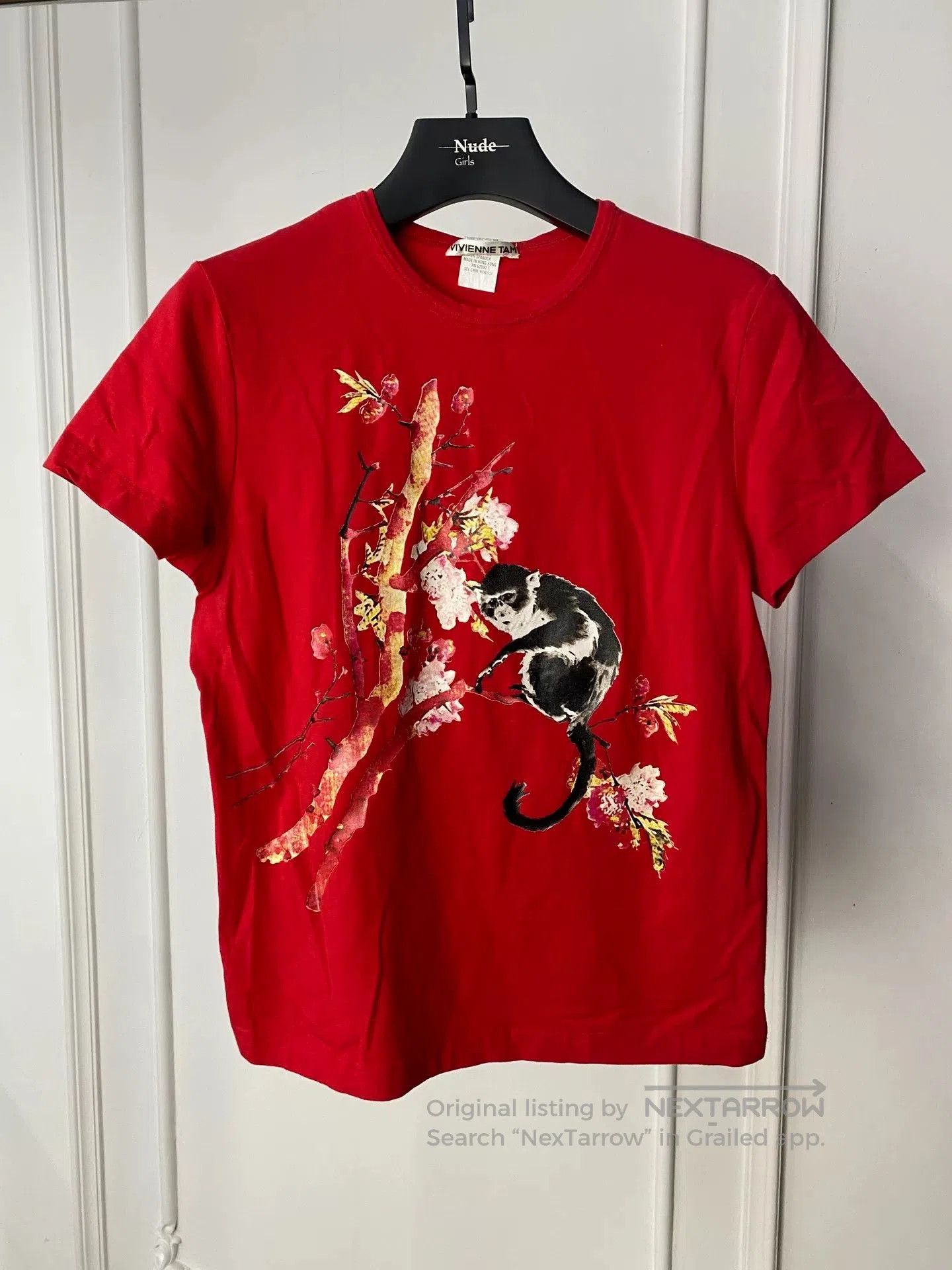 Vivienne Tam vivienne tam red floral print short sleeve tee. Size M / US 6-8 / IT 42-44 - 1 Thumbnail
