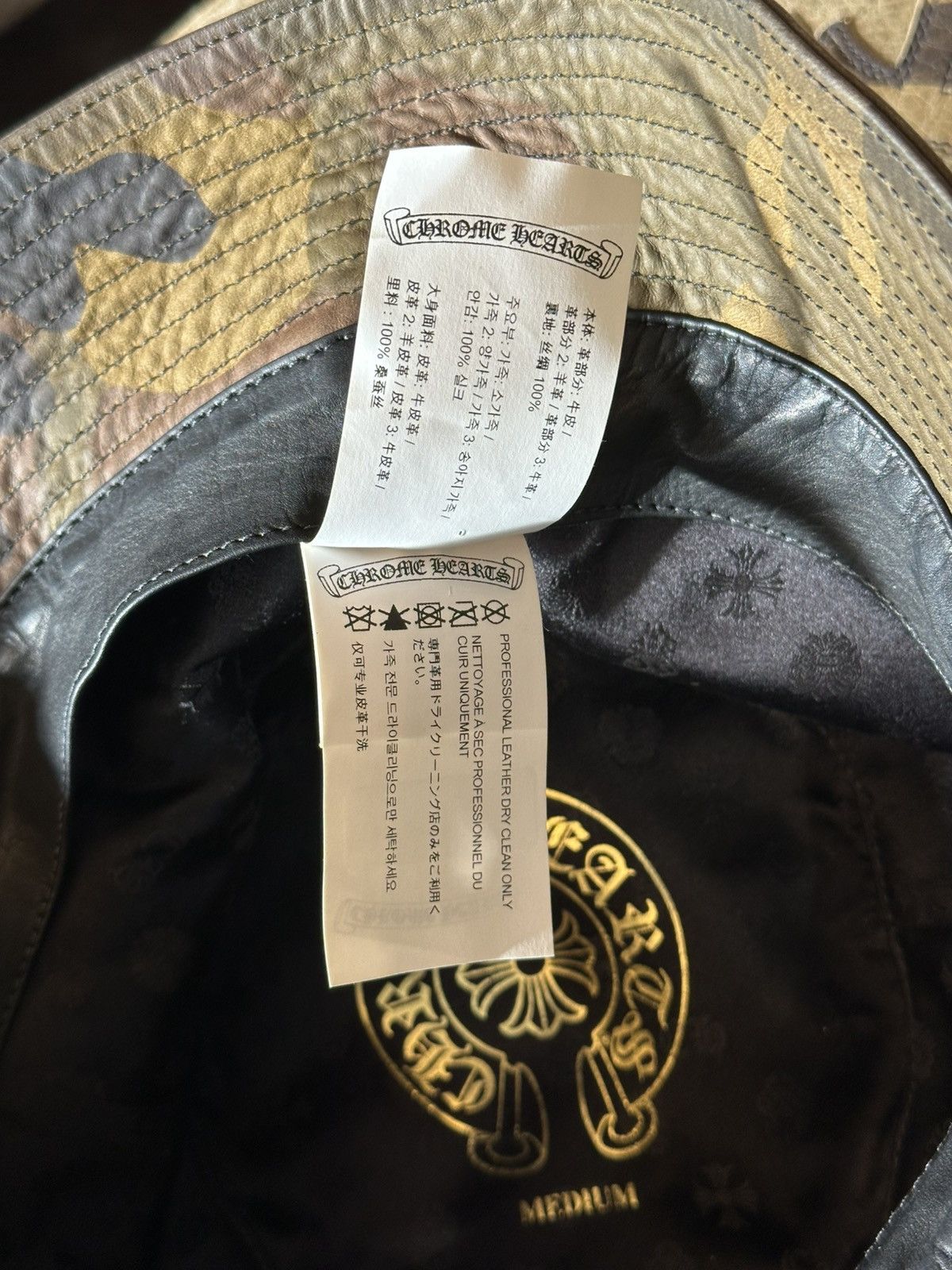 Chrome Hearts CHROME HEARTS CAMO CROSS PATCH BUCKET HAT Size ONE SIZE - 7 Thumbnail