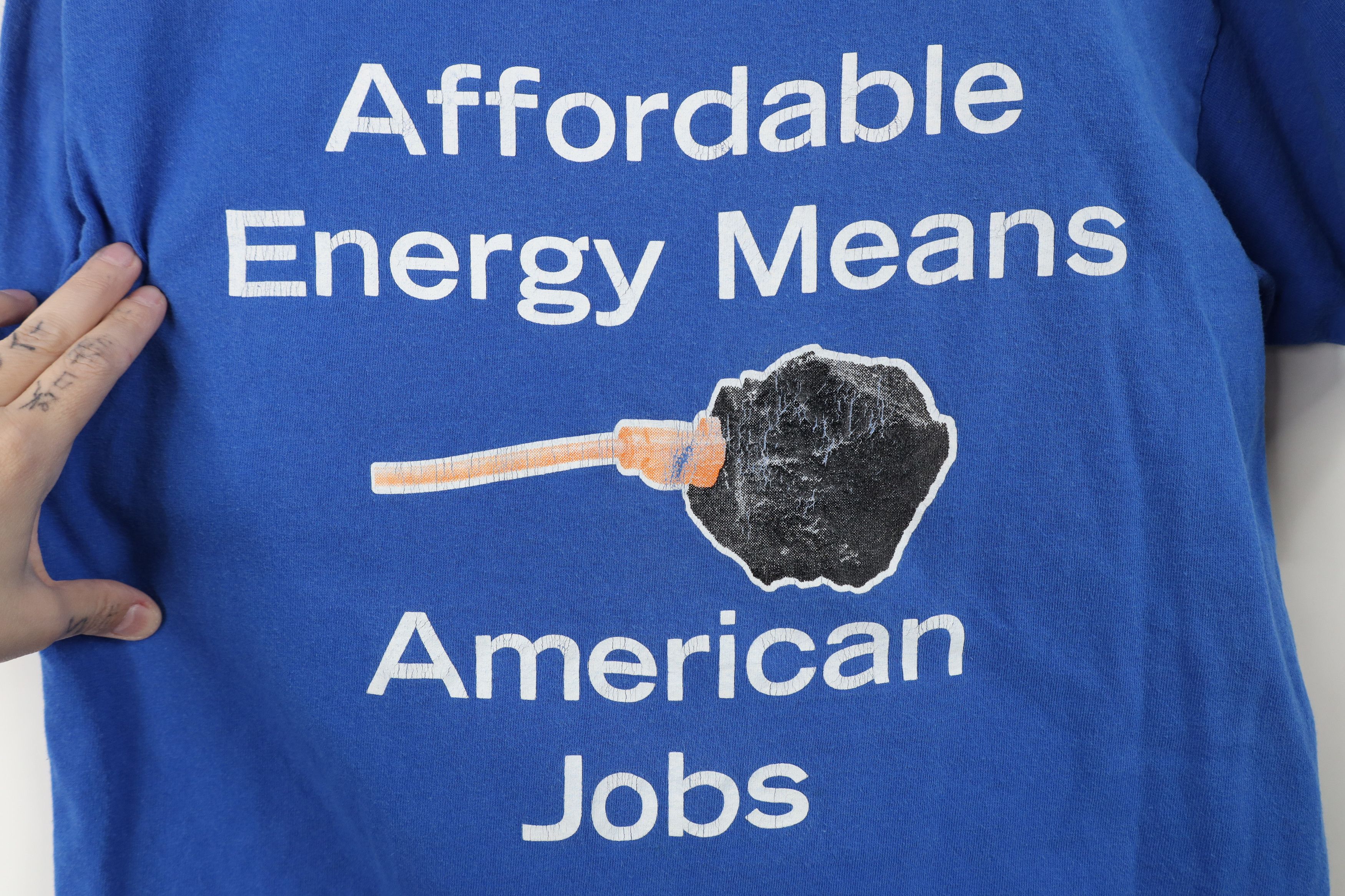 Vintage Vintage Affordable Energy Clean Coal American Jobs T-Shirt Size US S / EU 44-46 / 1 - 4 Thumbnail