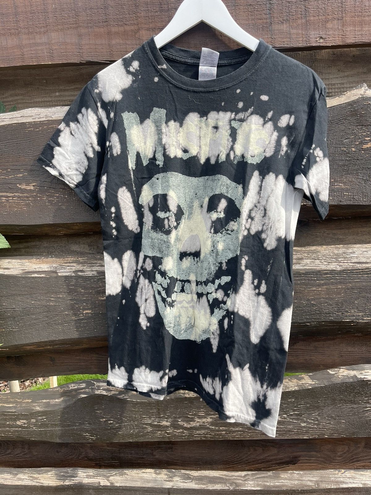 Band Tees × Japanese Brand × Misfits Y2K Misfits tie dye perfect fit bog print t-shirt tee glenn Size US S / EU 44-46 / 1 - 2 Thumbnail