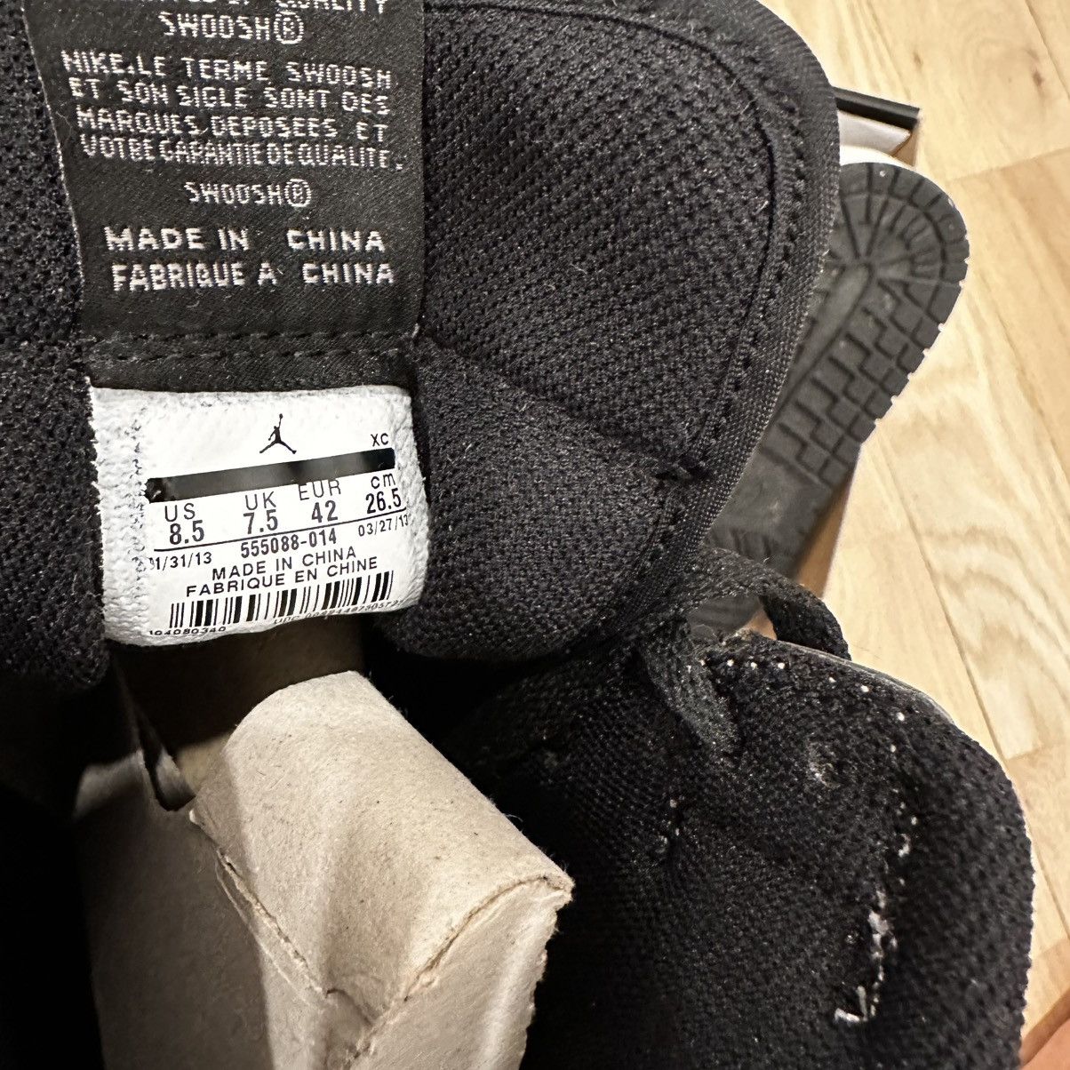 Jordan Brand Air Jordan 1 high shadow Size US 8.5 / EU 41-42 - 6 Thumbnail