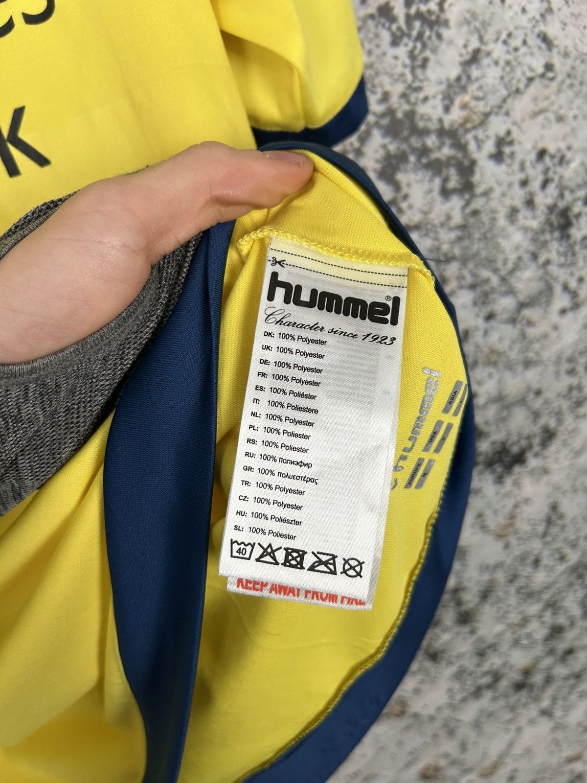 Hummel Brondby IF Mukhtar Hummel Soccer Jersey Football Rare Size US M / EU 48-50 / 2 - 7 Thumbnail