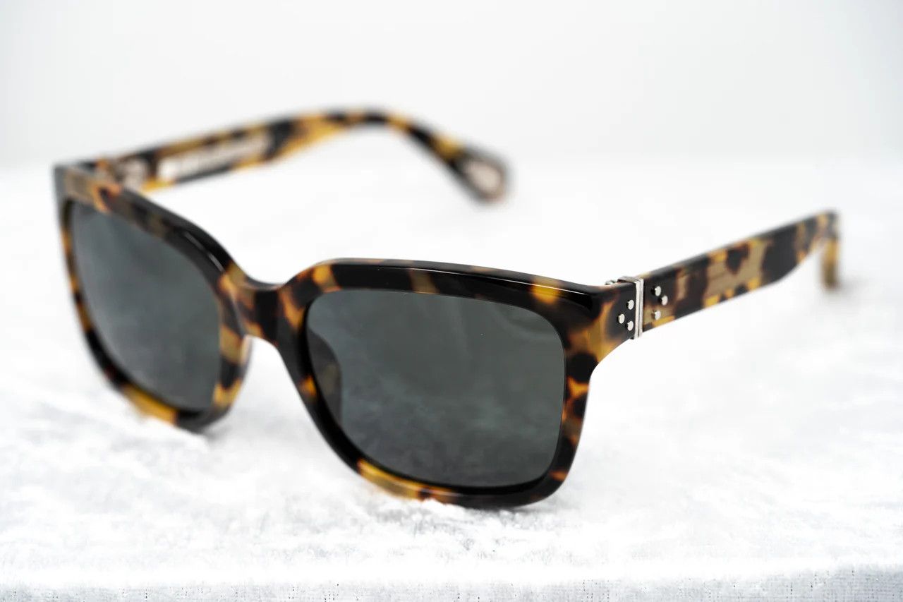 Ann Demeulemeester Ann Demeulemeester Sunglasses Tortoise Shell Tone and Grey Size ONE SIZE - 8 Thumbnail