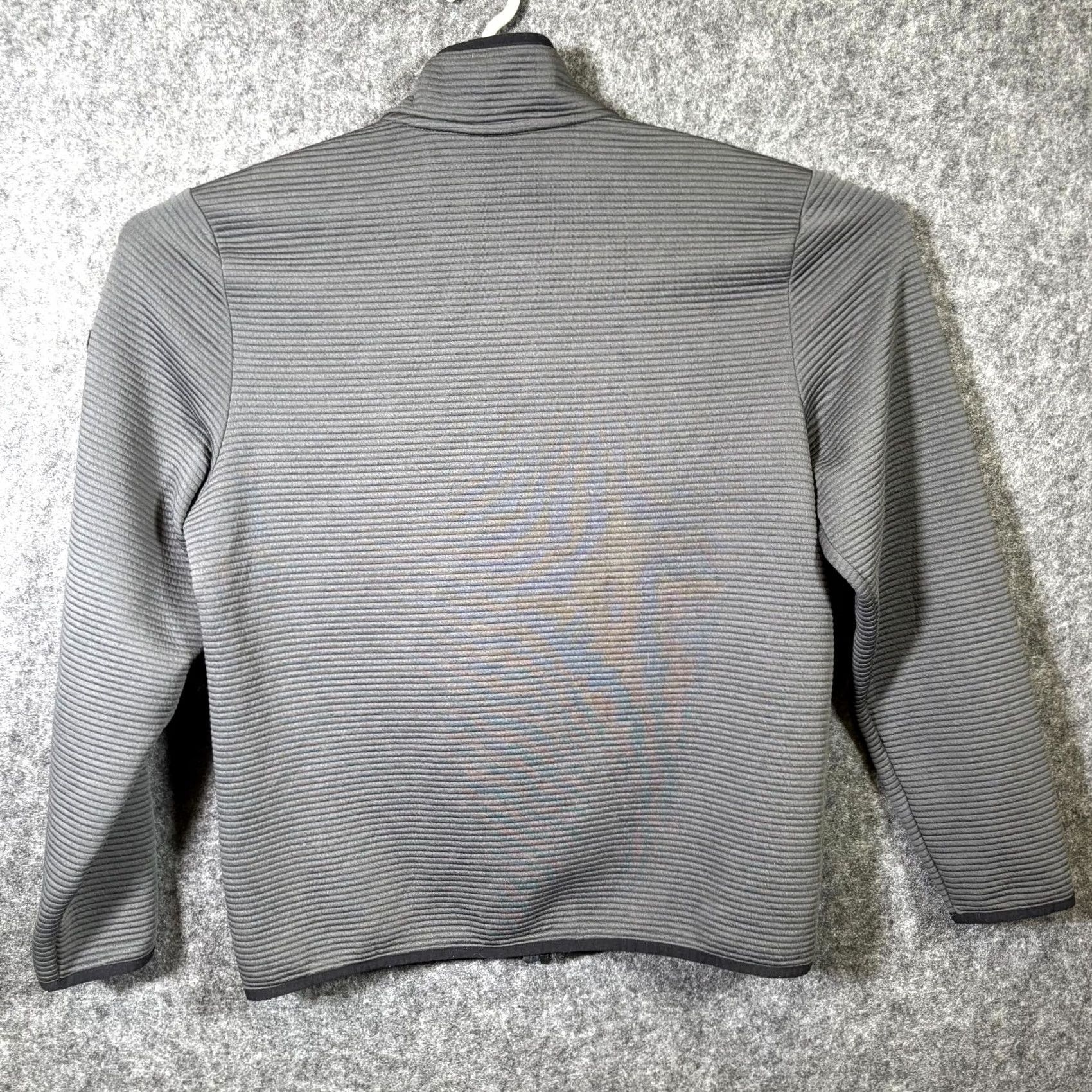 SKECHERS Skechers The Hoodless Hoodie Ottoman Jacket Mens L Asphalt Gray Full Zip Jacket Size US L / EU 52-54 / 3 - 2 Thumbnail