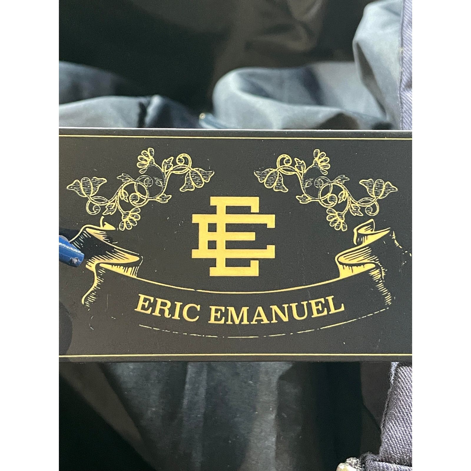 Eric Emanuel Eric Emanuel Embroidered Quilted Navy Jacket Size US L / EU 52-54 / 3 - 4 Thumbnail