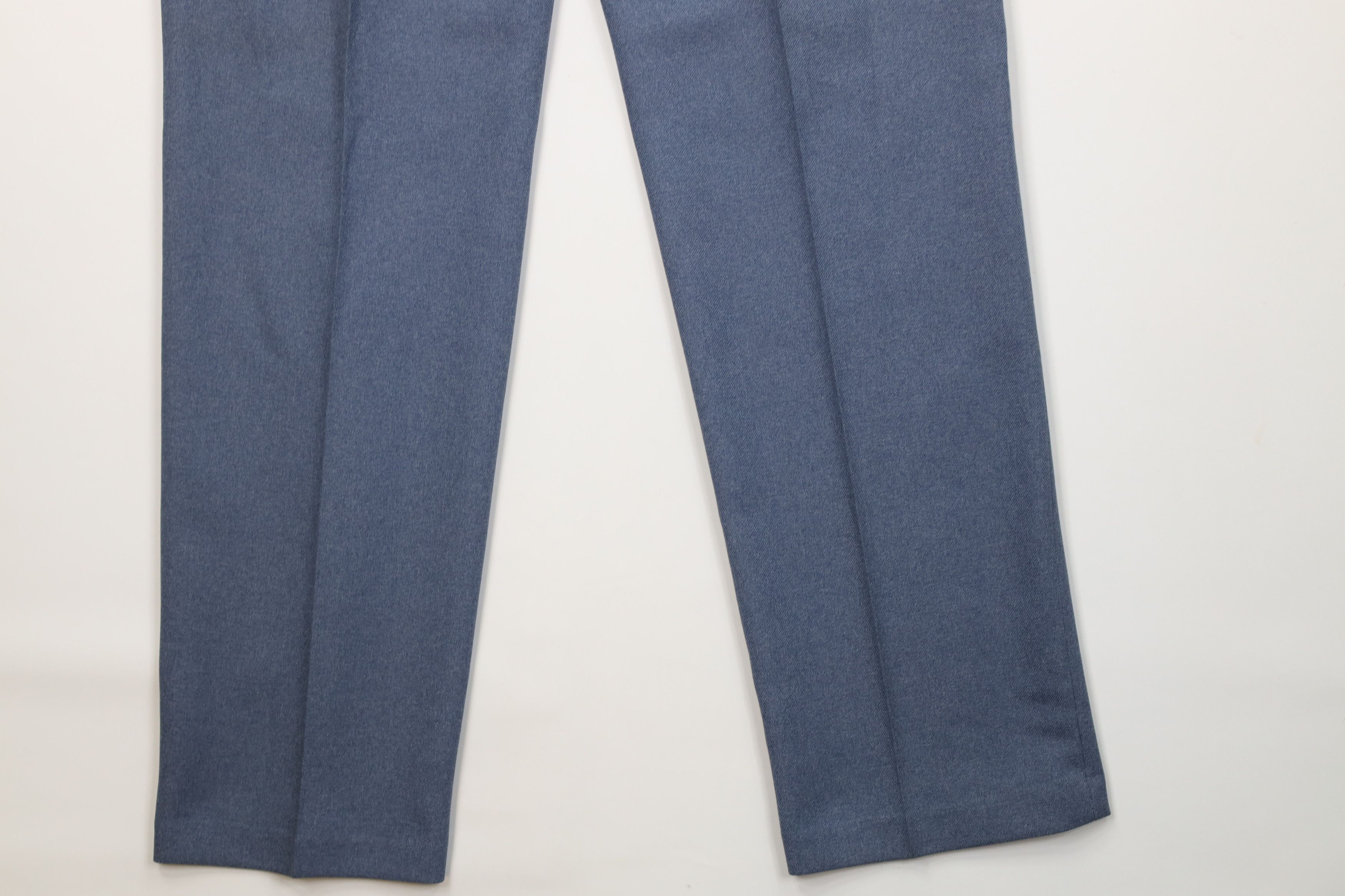 Levi's Vintage 80s Levis Knit Chino Pants Trousers Blue USA Size US 34 / EU 50 - 13 Thumbnail