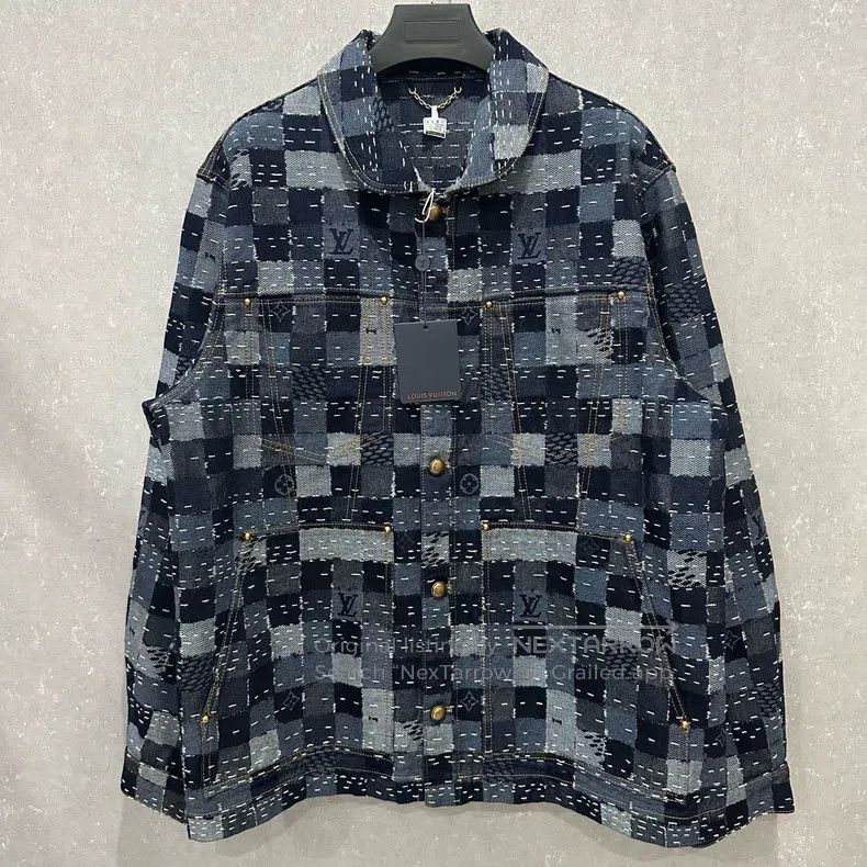 Louis Vuitton Louis Vuitton Nigo co-branded checkerboard single-breasted Size US XL / EU 56 / 4 - 1 Thumbnail