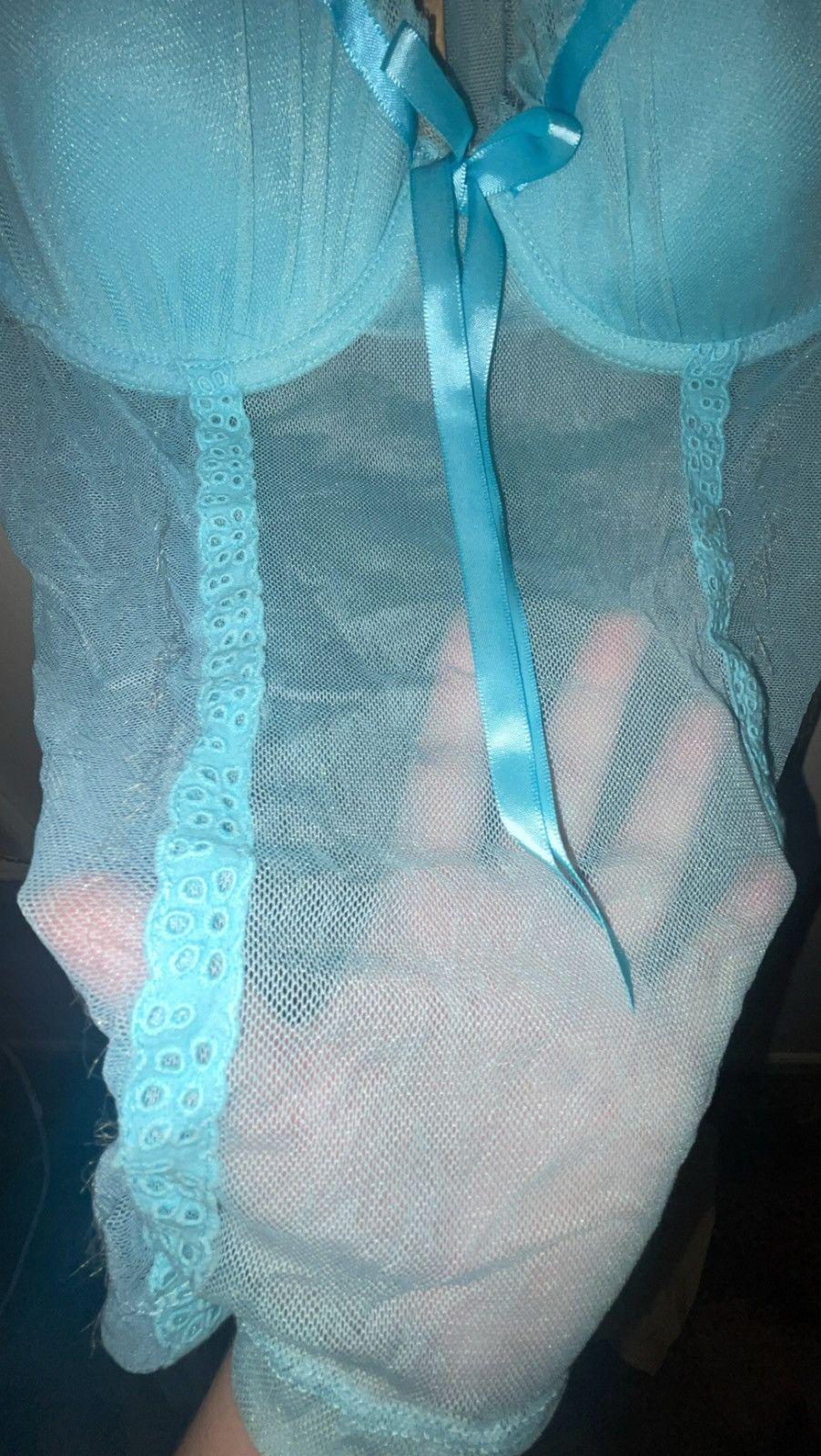 Other Light blue see through tank Size S / US 4 / IT 40 - 3 Thumbnail