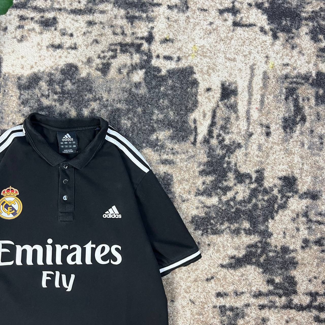 Adidas Adidas x Real Madrid Vintage Y2K Soccer Polo T-Shirt Size US L / EU 52-54 / 3 - 2 Thumbnail