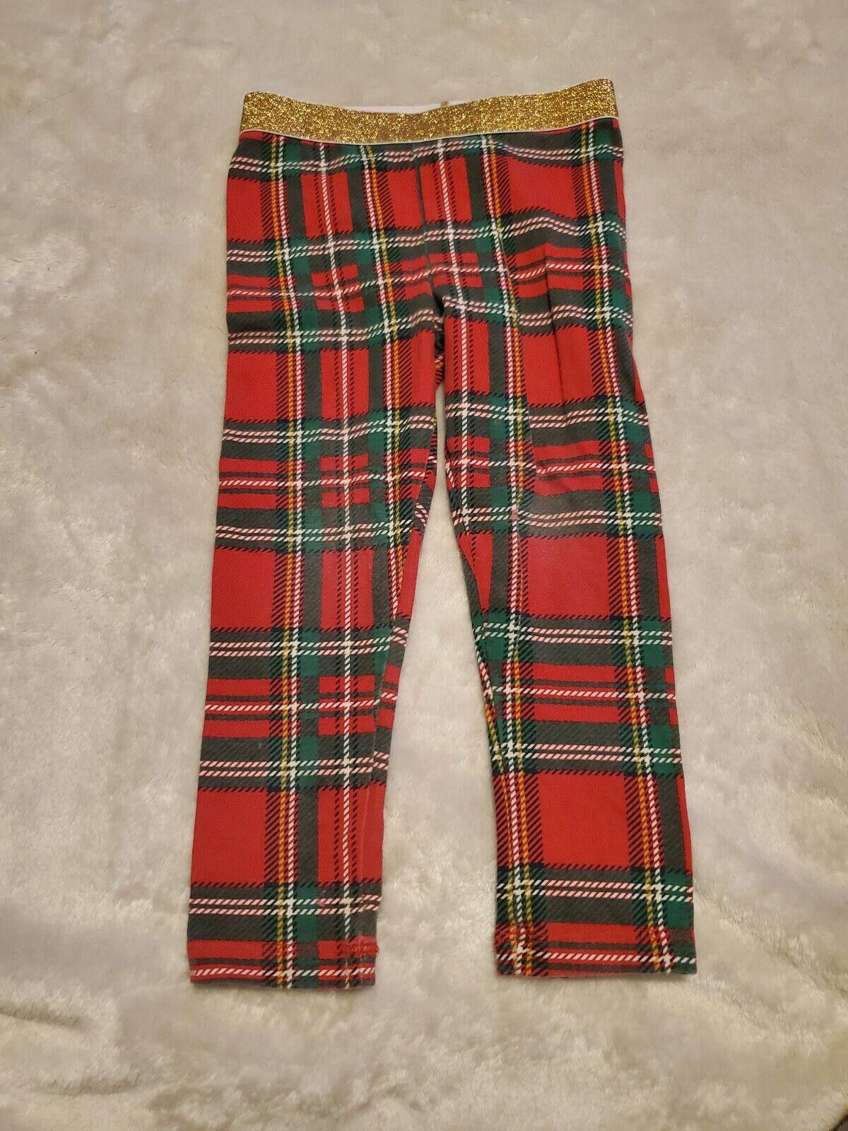 Designer Girls Christmas Leggings 3t Gold Elastic Size US 26 / EU 42 - 1 Thumbnail