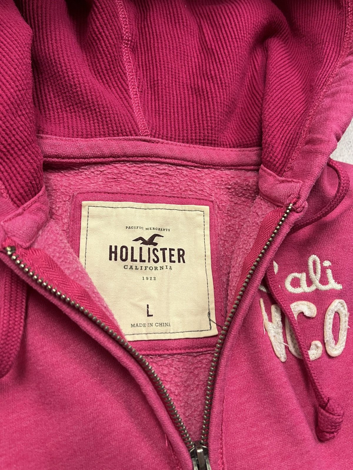 Hollister Y2K Holister Zip Hoodie Jacket Japanese Style Avant Garde Size L / US 10 / IT 46 - 8 Thumbnail