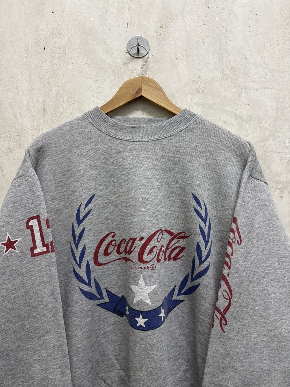 Coca Cola Vintage Coca Cola Embroidery Spellout Crewneck Sweatshirt Size US M / EU 48-50 / 2 - 2 Thumbnail