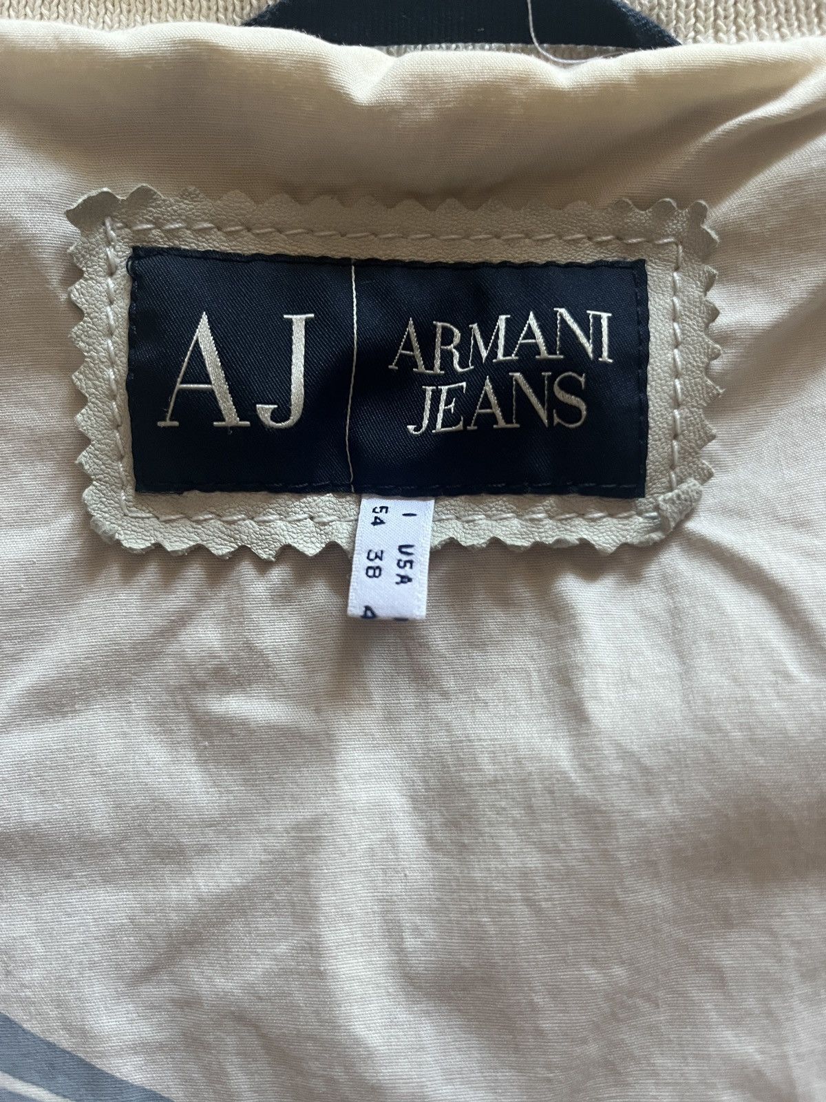 Armani Collezioni Armani 7 Zip Leather Jacket Size US L / EU 52-54 / 3 - 5 Thumbnail