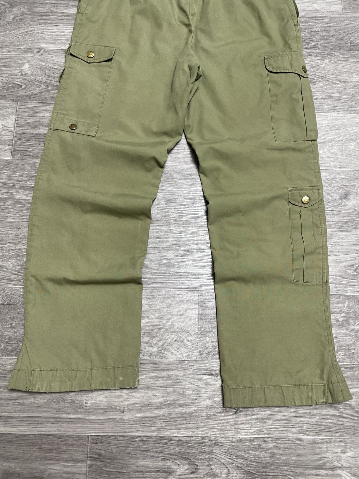 Fjallraven Vintage Fjallraven Khaki Cargo Pants Outdoor 90s Size US 29 - 19 Thumbnail