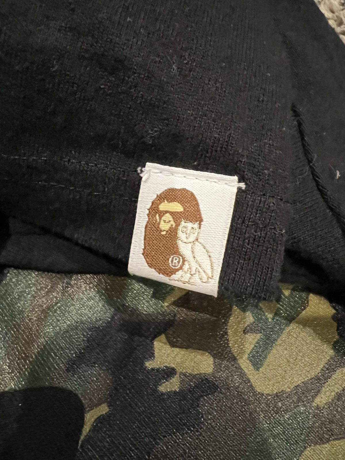 Bape A Bathing Ape x OVO Black Owl Camo Ape Head T-Shirt Size US S / EU 44-46 / 1 - 6 Thumbnail