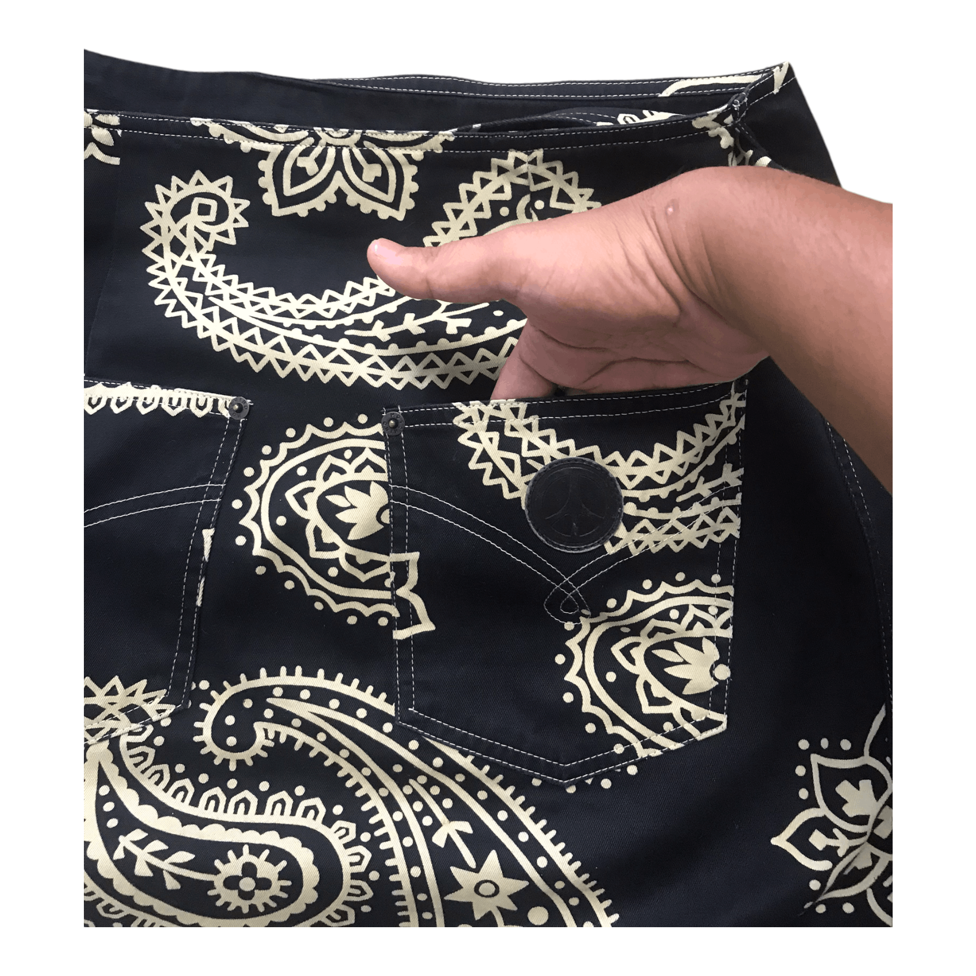 Moschino Moschino Paisley Skirt Size S / US 4 / IT 40 - 2 Thumbnail