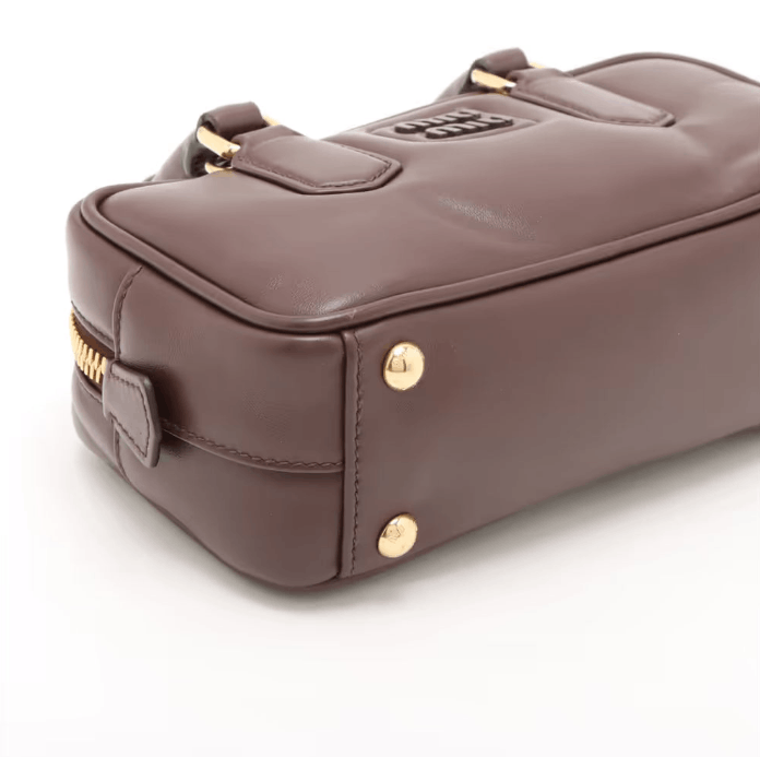 Miu Miu Arkady Leather Two-Way Handbag Size ONE SIZE - 4 Thumbnail
