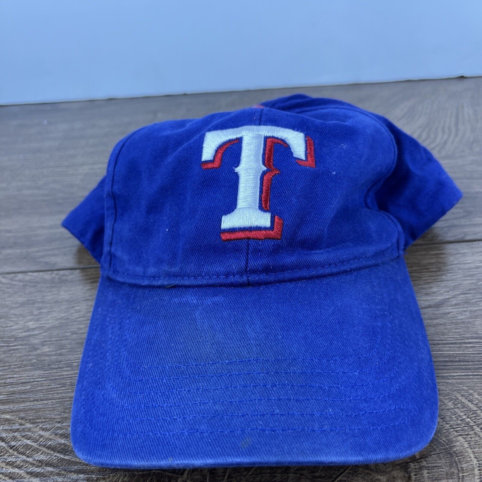Other Texas Rangers Cap Hat Blue Texas Rangers Hat Adjustable Blue Size ONE SIZE - 2 Thumbnail