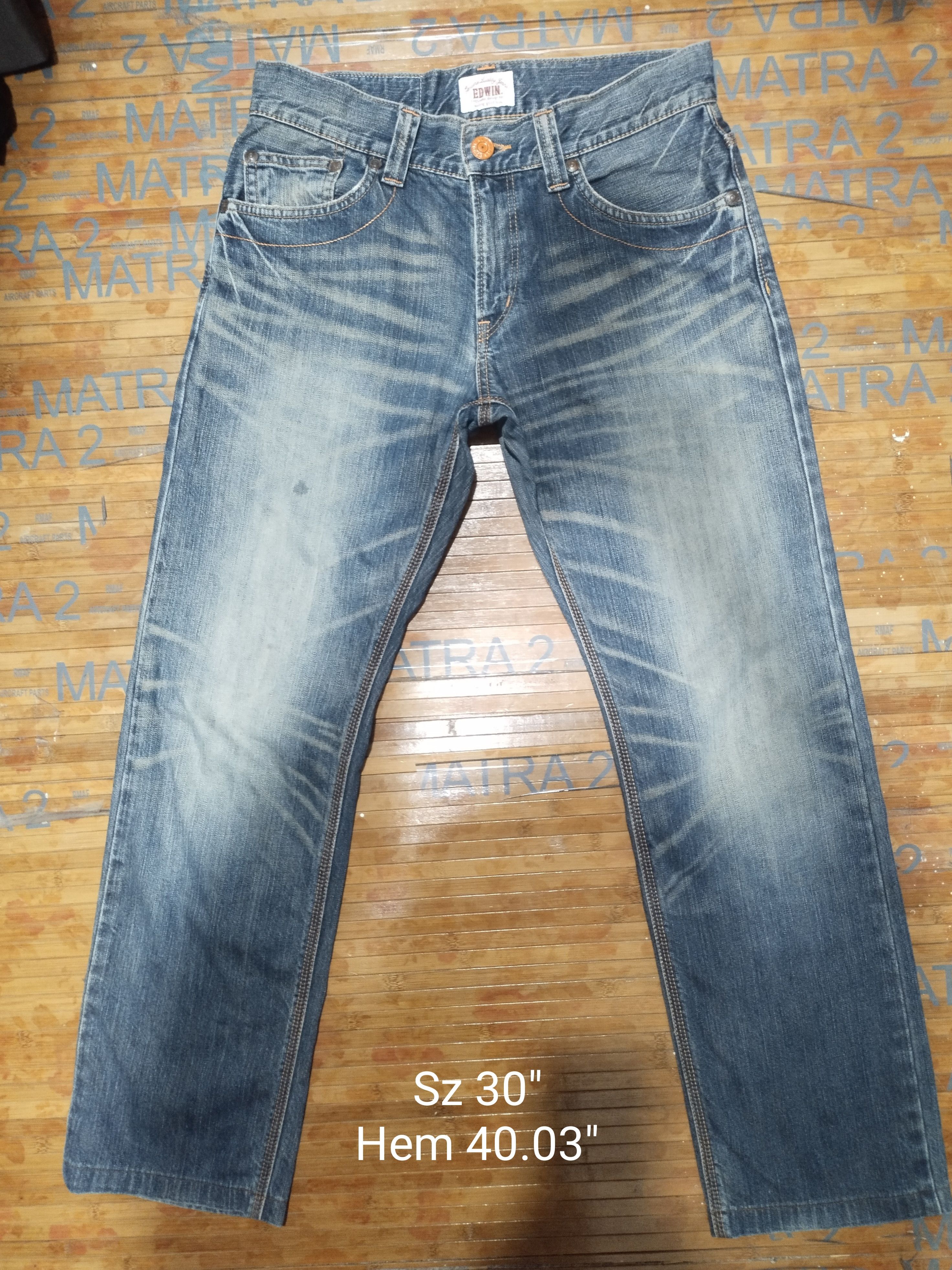 Edwin × Vintage Vintage Edwin 403 XVS Sz 30" Size US 30 / EU 46 - 1 Thumbnail