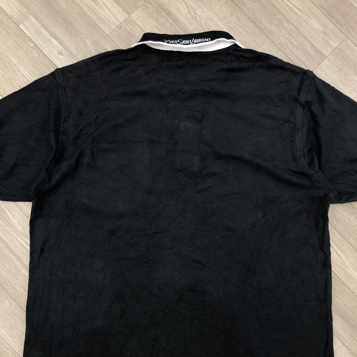 Vintage × Yves Saint Laurent Vintage Yves Saint Laurent Pour Homme YSL Pocket Polo Shirt Size US L / EU 52-54 / 3 - 13 Thumbnail