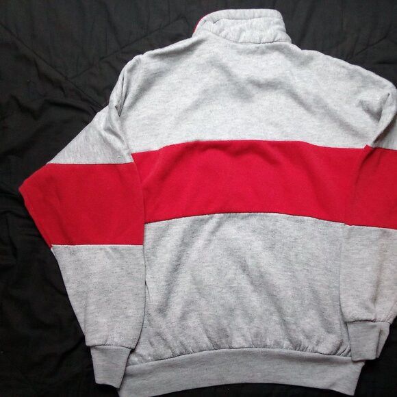 Vintage Vintage Panda Bear Stripe 1/4 Zip Sweatshirt Size US XL / EU 56 / 4 - 6 Thumbnail