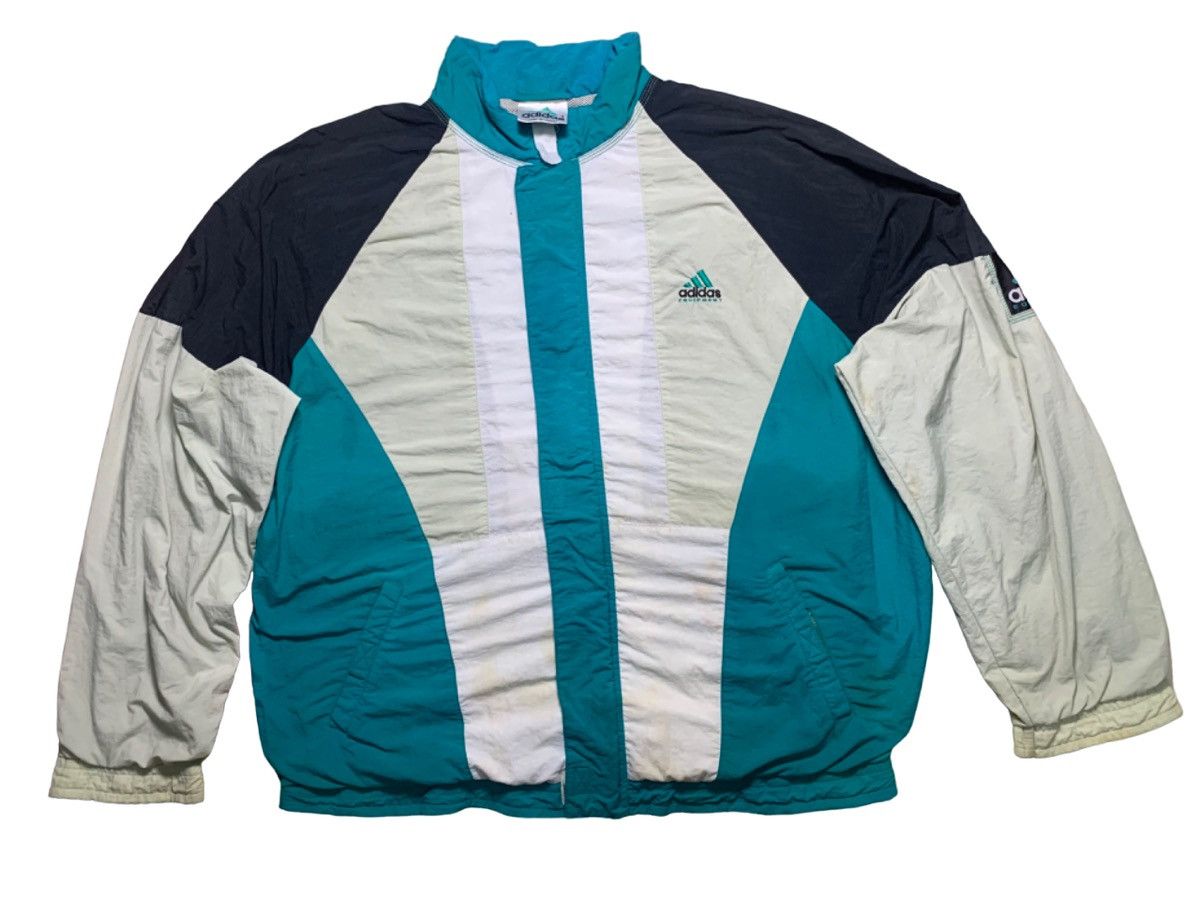 Adidas 2000 ADIDAS EQUIPMENT WINDBREAKER EMBROIDERED LOGO Size US XXL / EU 58 / 5 - 2 Thumbnail