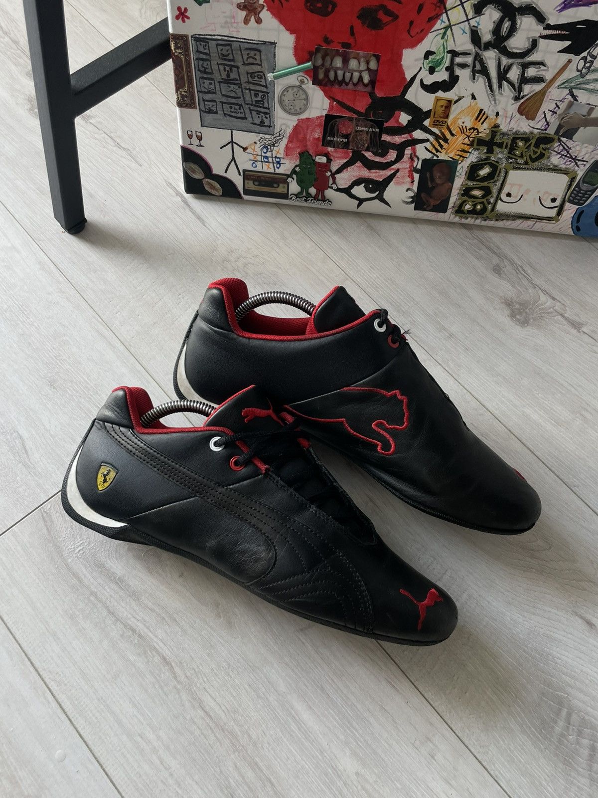 Puma Vintage 00's Puma Ferrari Y2K Leather Sneakers Speedcat Size US 10 / EU 43 - 1 Thumbnail