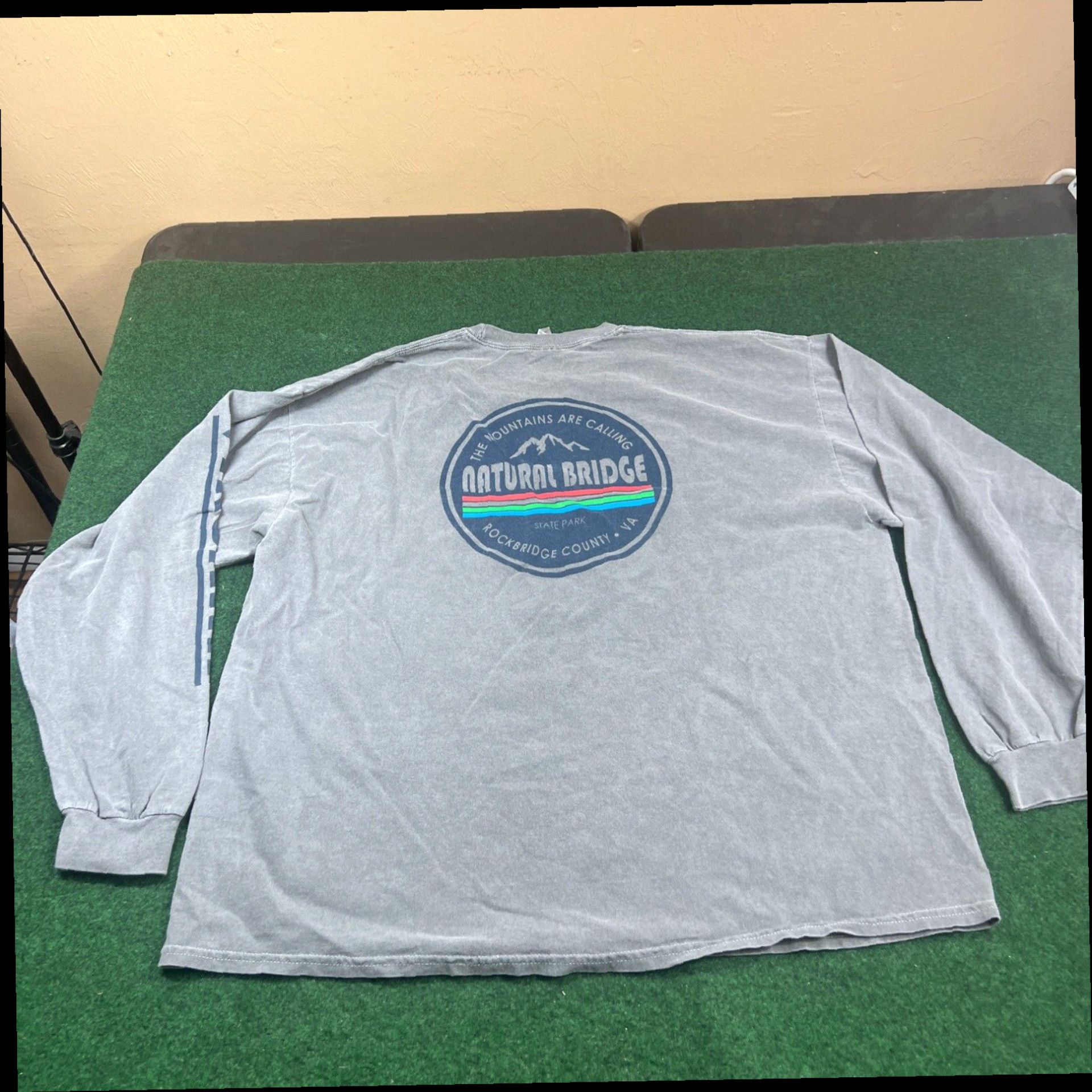 Vintage Vintage Natural Bridge Virginia State Park T-Shirt Adult Size 2XL Long Sleeve Size US XL / EU 56 / 4 - 1 Thumbnail