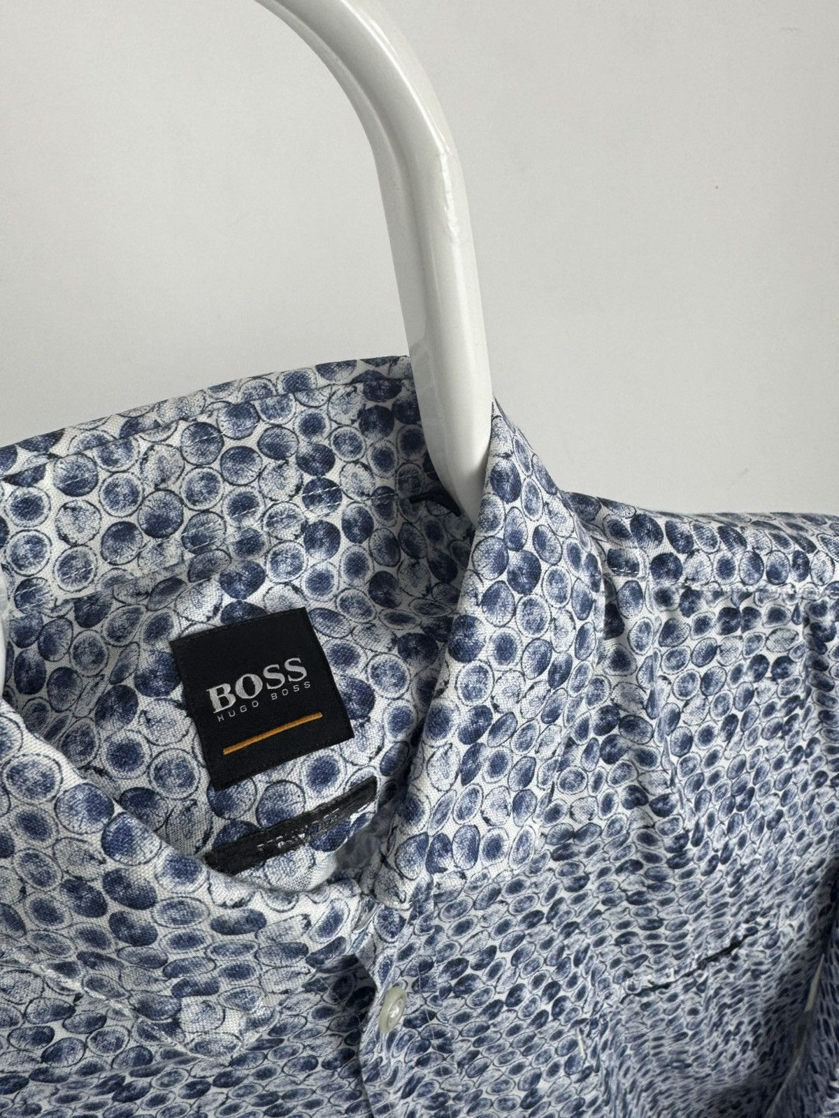Hugo Boss Hugo Boss Printed Long Sleeve Shirt Size US M / EU 48-50 / 2 - 3 Thumbnail