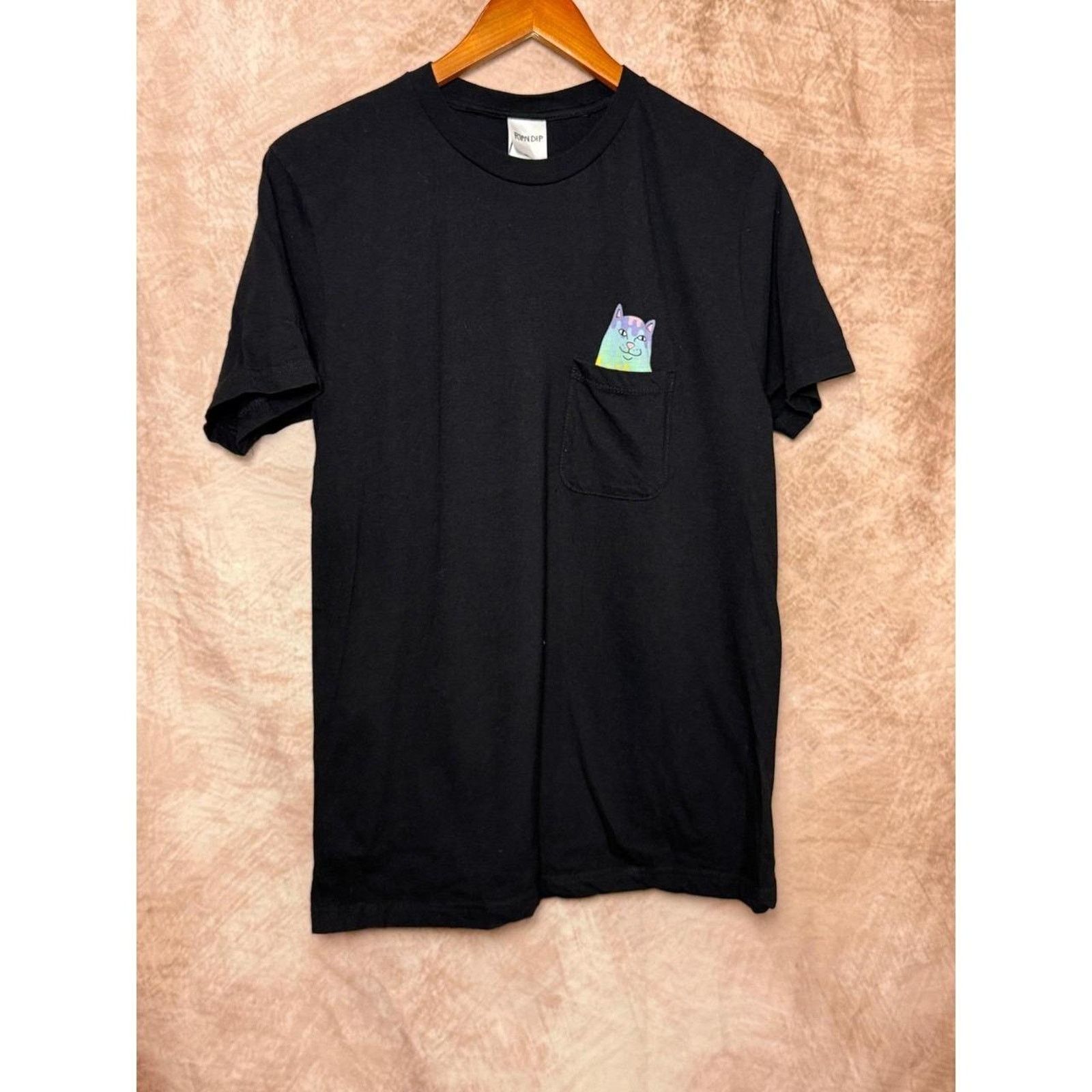 Other RIP N DIP Pocket Cat Tee TIE DYE M Pre-Owned Size US M / EU 48-50 / 2 - 3 Thumbnail