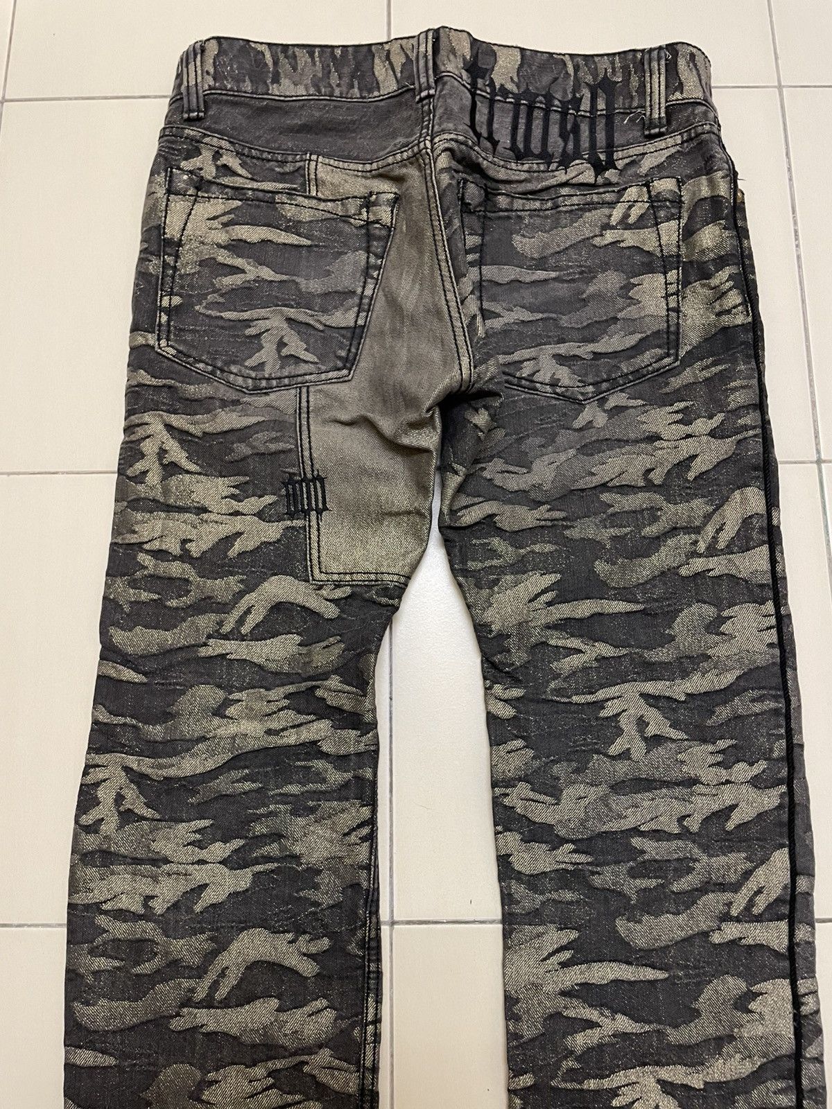 Japanese Brand 20MF 20,000,000 Fragments 'TroisO' Golden Tiger Stripe Jeans Size US 32 / EU 48 - 8 Thumbnail