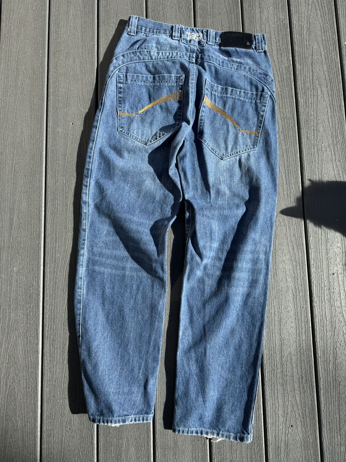 Other Blue streetwear jeans with embroidery 32-32 Size US 32 / EU 48 - 3 Thumbnail