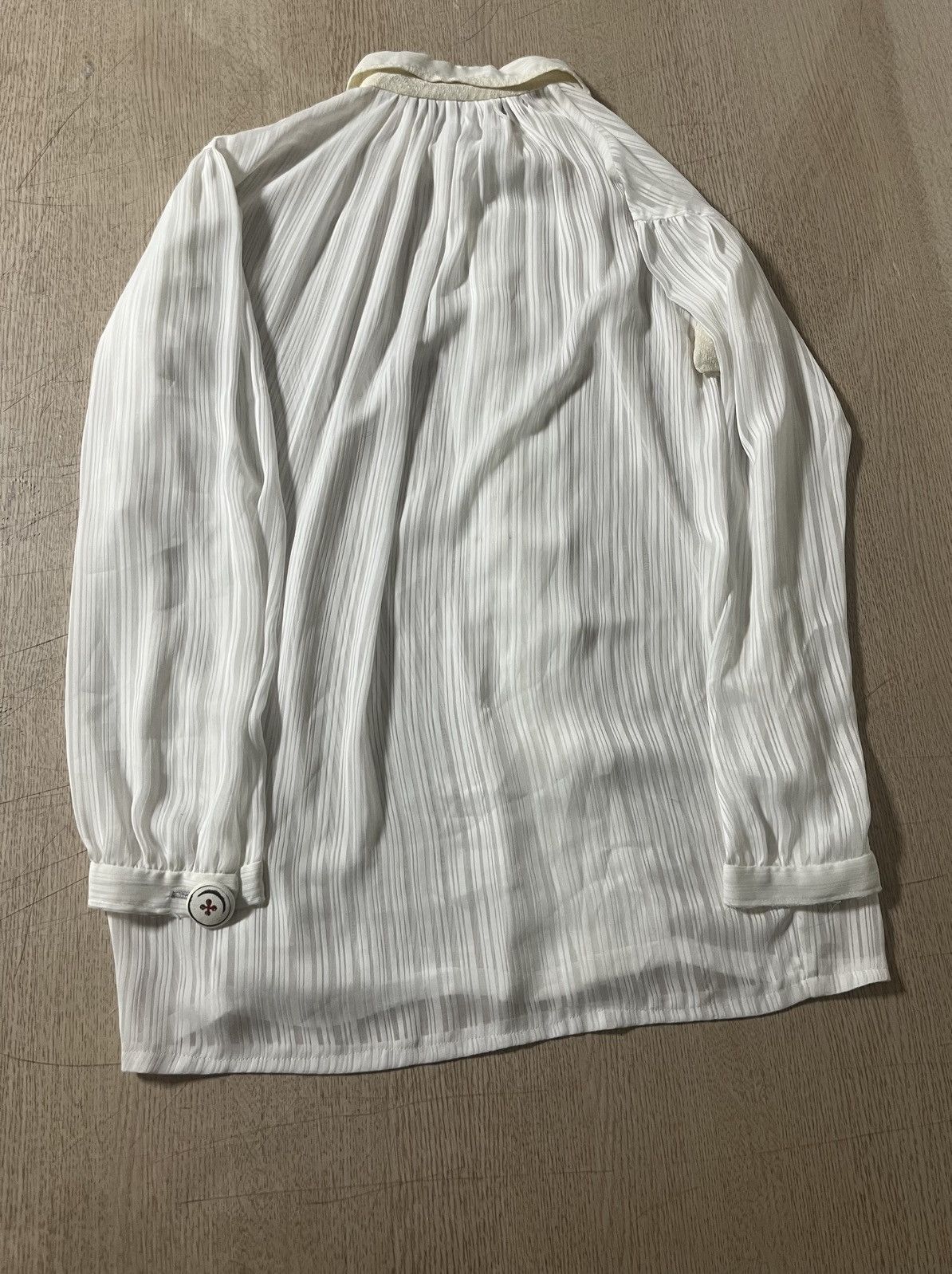 Undercover M aw04 But Beautiful sheer assymetric blouse shirt Size US M / EU 48-50 / 2 - 5 Thumbnail