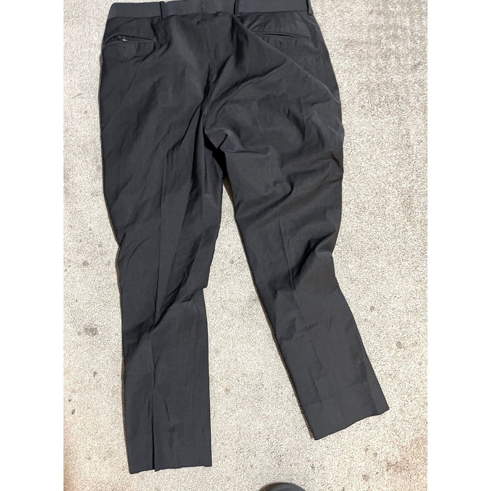 Calvin Klein Calvin Klein Dress Pants Mens 34x30 Wool Gray Flat Front Size US 34 / EU 50 - 3 Thumbnail