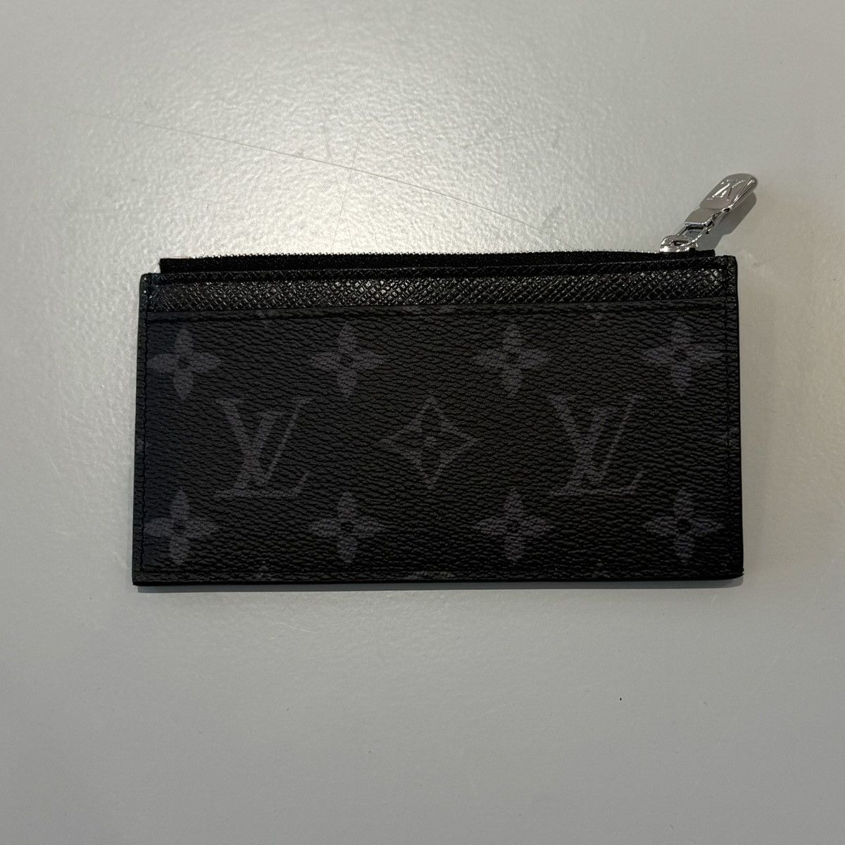 Louis Vuitton Louis Vuitton Coin Card Holder Black/Gray Size ONE SIZE - 1 Thumbnail