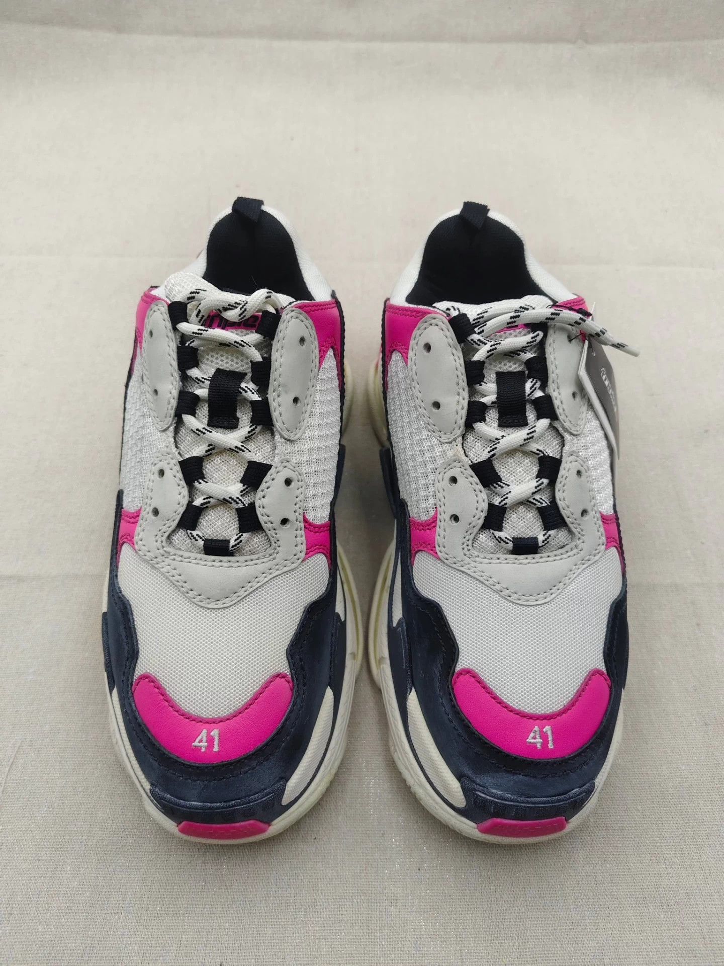 Balenciaga Balenciaga Triple S Black Pink EUR 41 BNIB Size US 8 / EU 41 - 3 Thumbnail