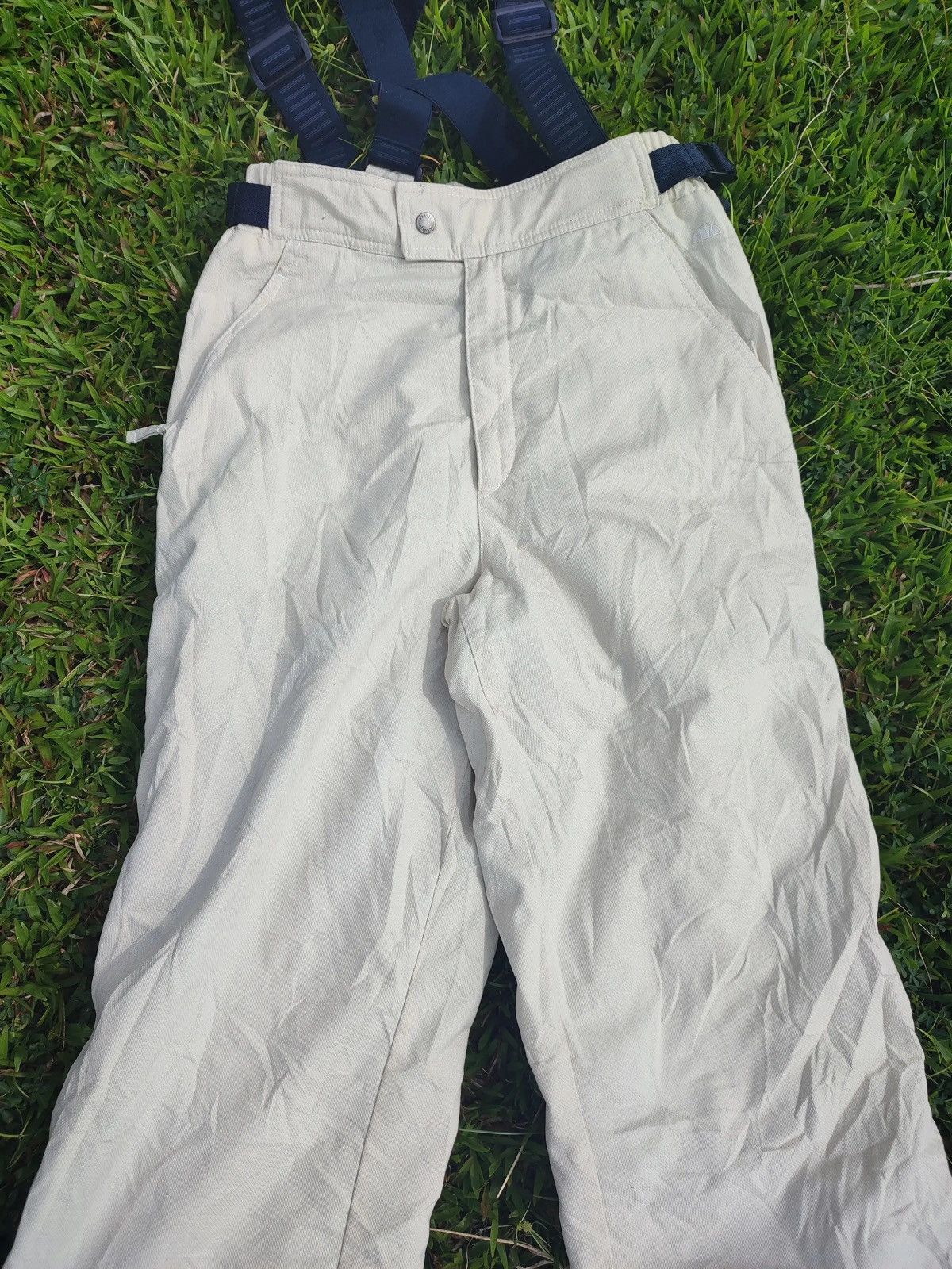 Ellesse × Vintage Ellesse Vintage Snow Pants – Ivory Insulated Ski Trousers Size US 30 / EU 46 - 2 Thumbnail