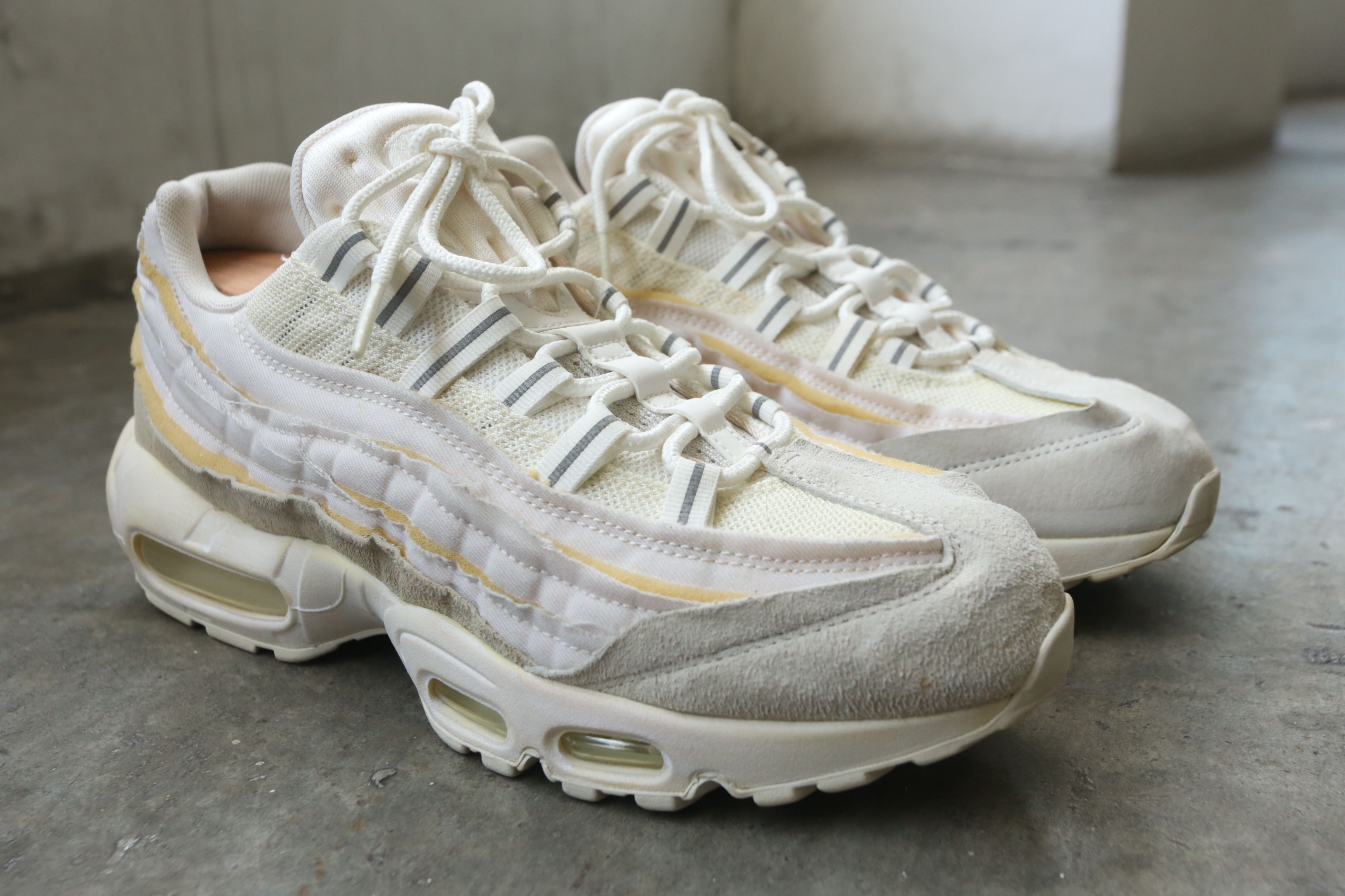 スニーカー Comme des GarCons x NIKE Air Max 95 'White' 2020 ss 20 Nike Comme des Garçons x Air Max 95 White for Sale