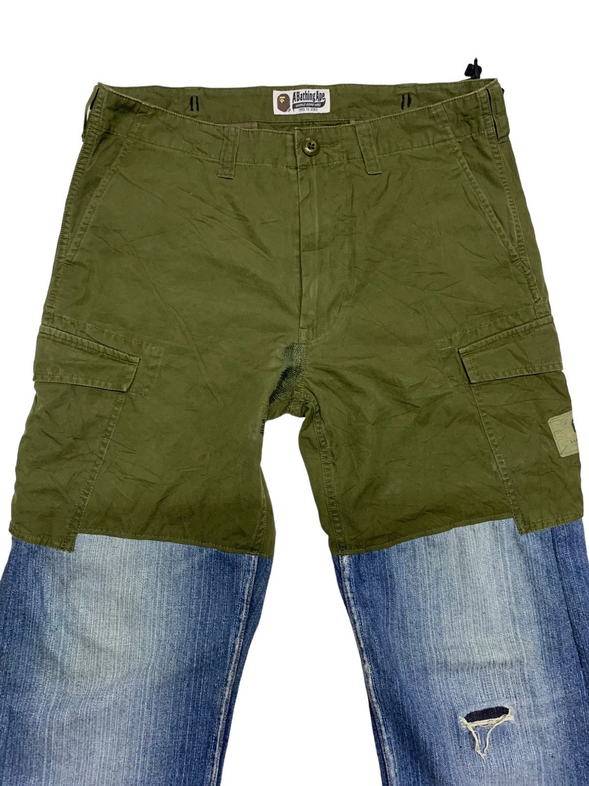 Bape Ape cargo customs jeans Size US 34 / EU 50 - 4 Thumbnail
