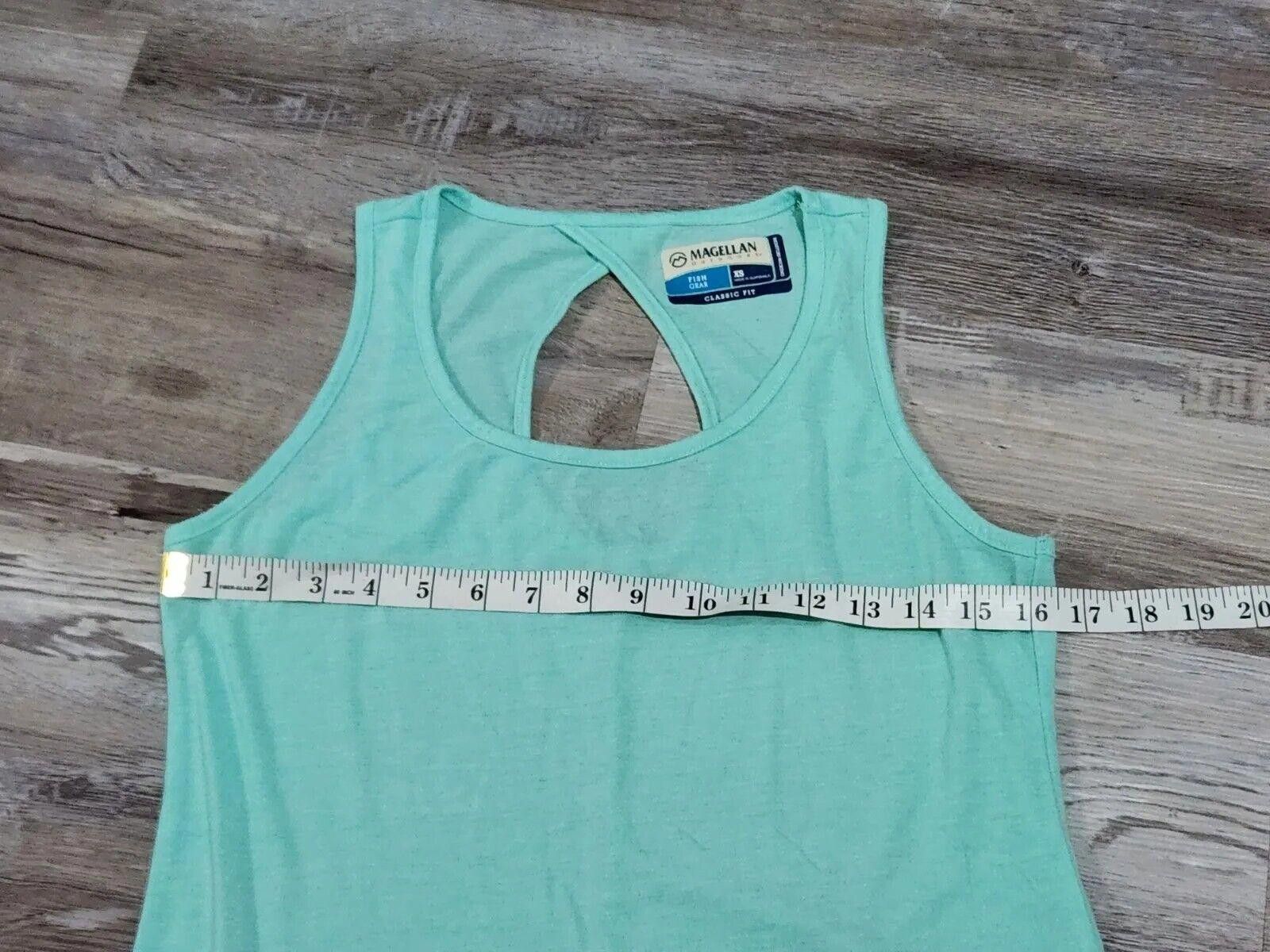Magliano Magellan Tank Top Womens Extra Small Aqua Blue Fishing Gear Size XS / US 0-2 / IT 36-38 - 4 Thumbnail
