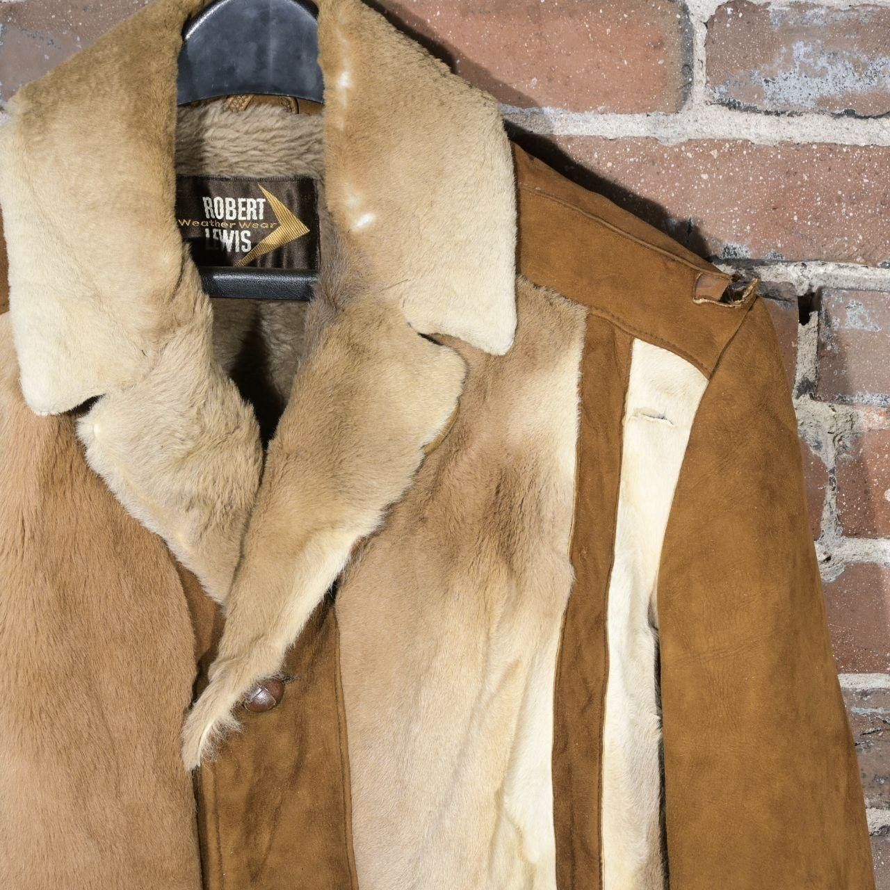 Vintage Vintage Robert Lewis Kangaroo Fur Jacket Brown 70s Western R Size US M / EU 48-50 / 2 - 3 Thumbnail