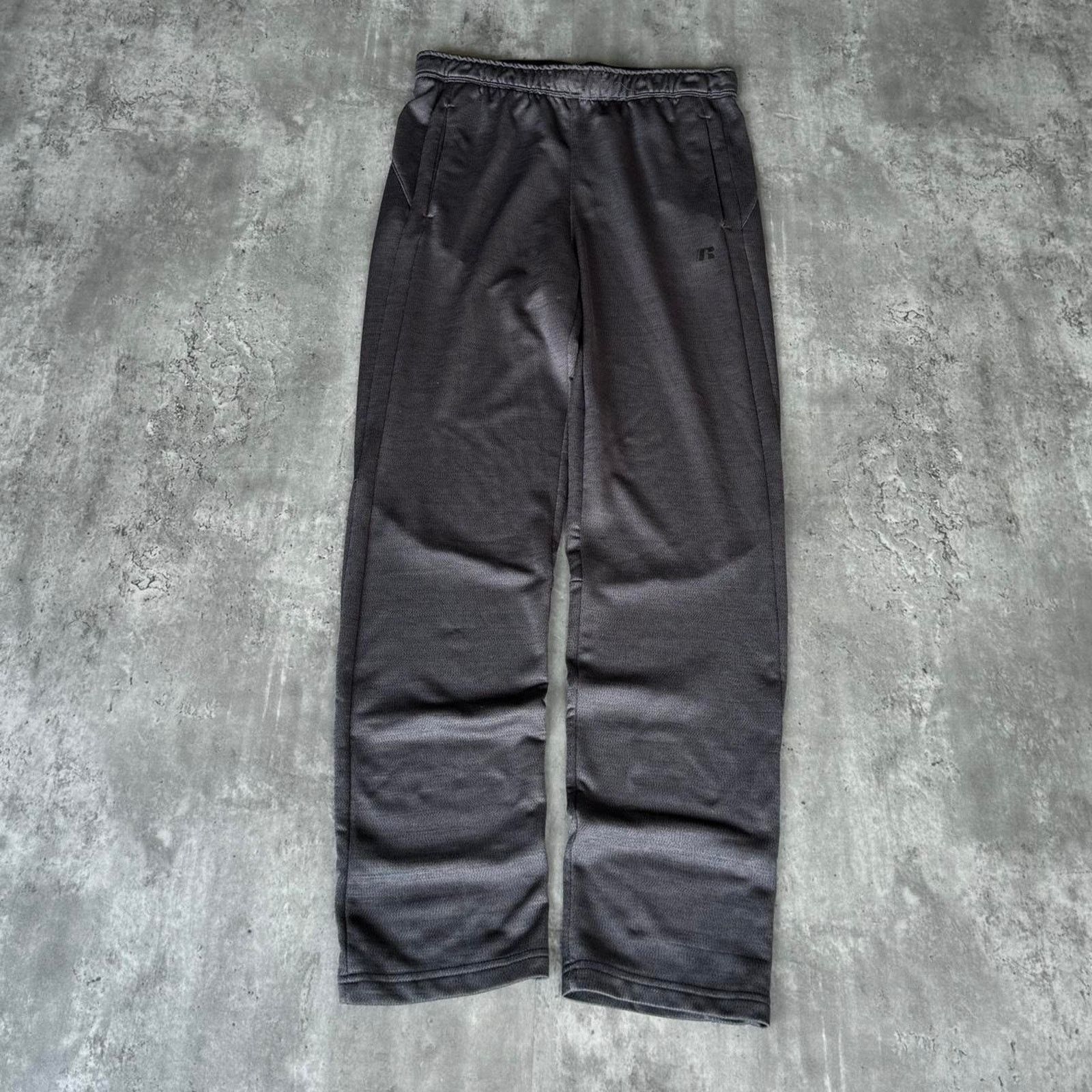 Russell Athletic Vintage Russell Athletic Grey & Black Essential Sweatpants Size US 33 - 1 Thumbnail