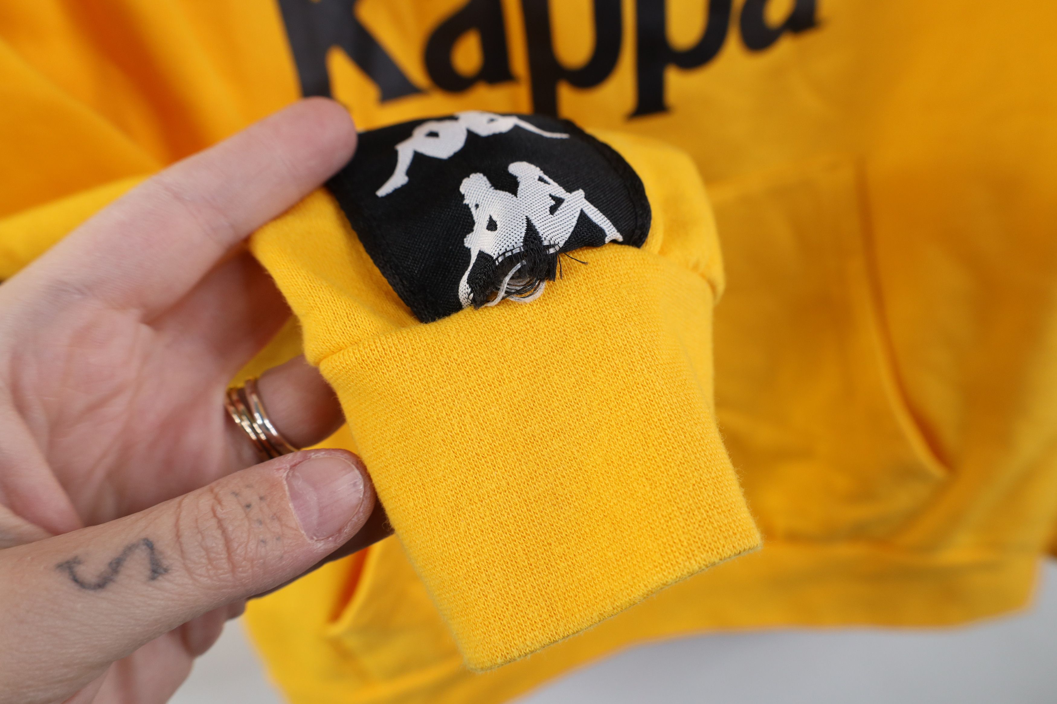 Kappa Vintage 90s Kappa Spell Out Taped Logo Soccer Hoodie Size US M / EU 48-50 / 2 - 6 Thumbnail