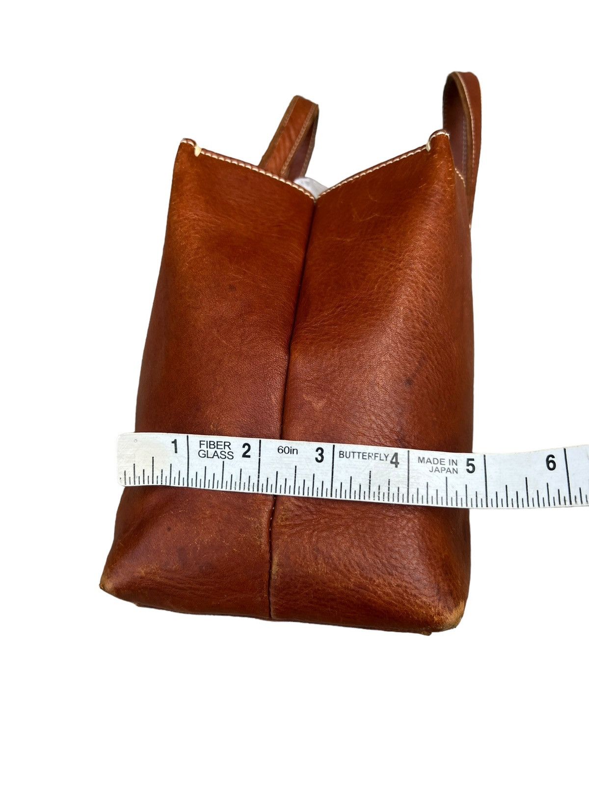 Leather Vintage Tsuchiya Kaban Patina Leather Mini Bag Size ONE SIZE - 25 Thumbnail