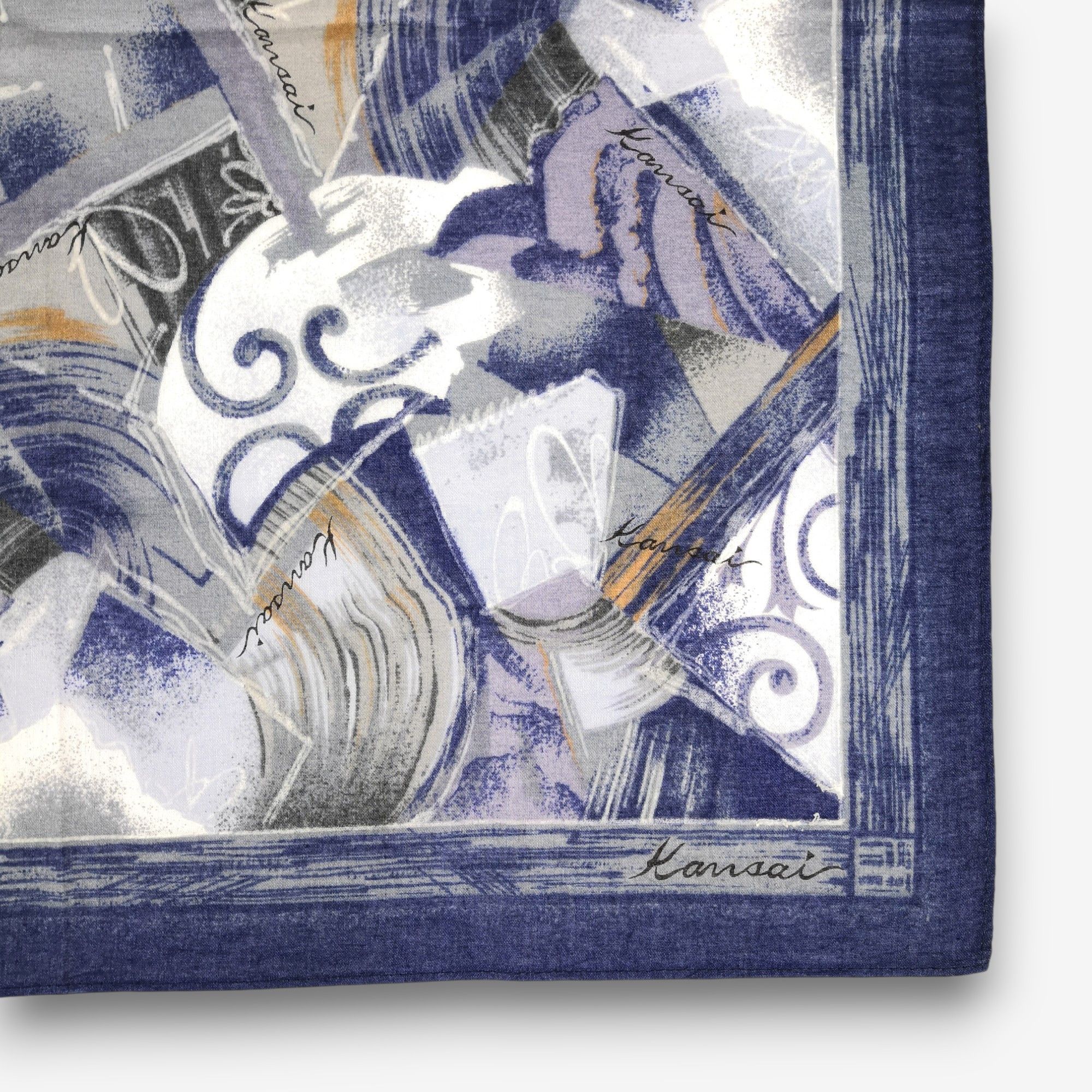 Kansai Yamamoto Vintage Kansai Handkerchief Pocket Square Bandana Size ONE SIZE - 2 Thumbnail