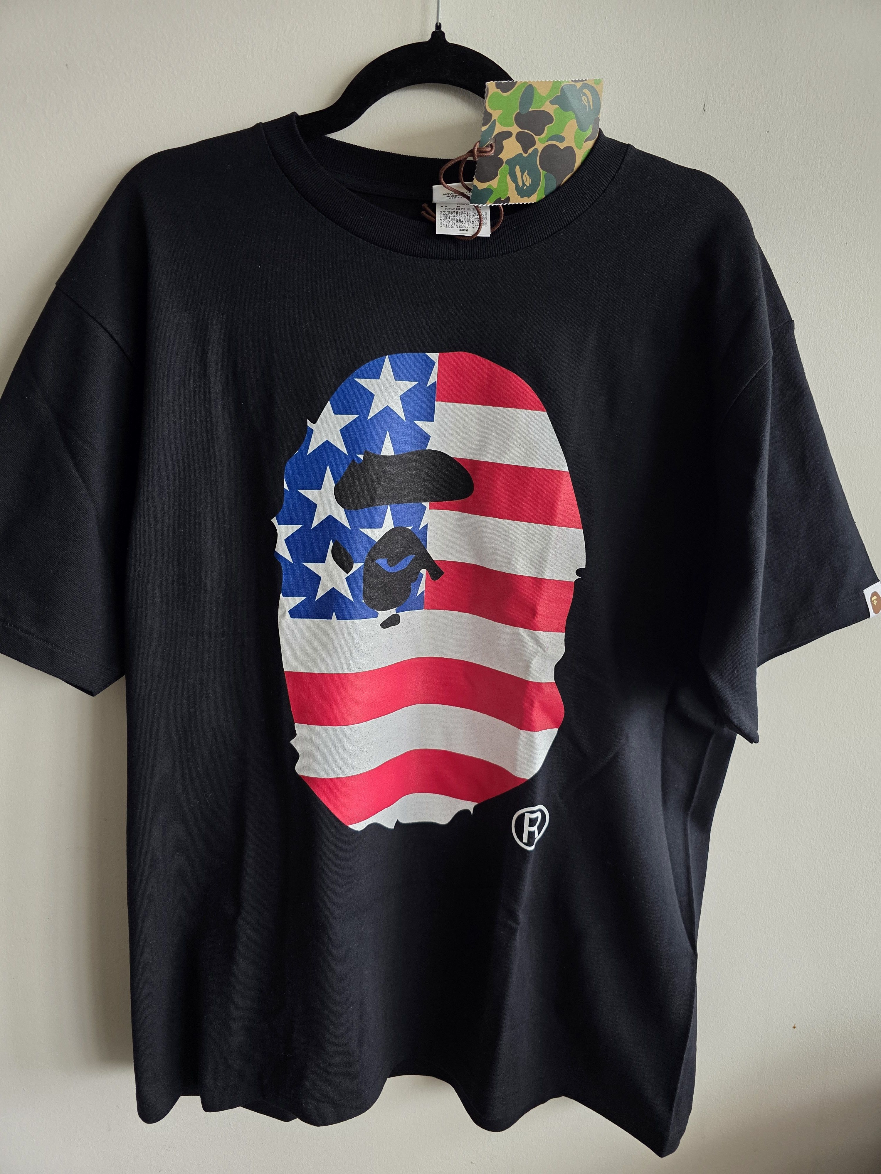Bape Bape Ape Head USA Flag Size US XL / EU 56 / 4 - 1 Thumbnail