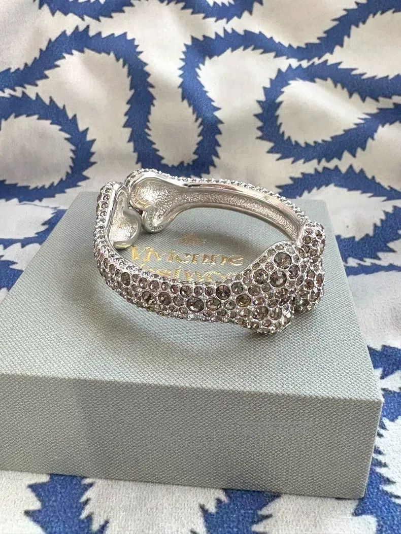 Vivienne Westwood Vivienne Westwood Full diamond bone bracelet Size ONE SIZE - 2 Thumbnail