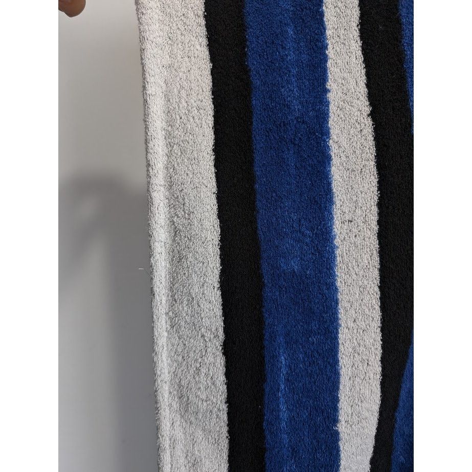 Bottega Veneta o1rshd1 Size:OS / Beach Towel Stripe Print Cotton Terry Blue Size ONE SIZE - 6 Thumbnail