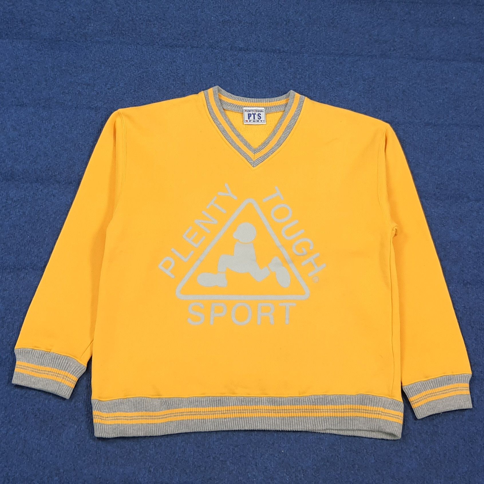 Vintage Vintage PTS Plenty Tough Sport Big Logo Sweatshirt C293N26 Size US M / EU 48-50 / 2 - 1 Thumbnail