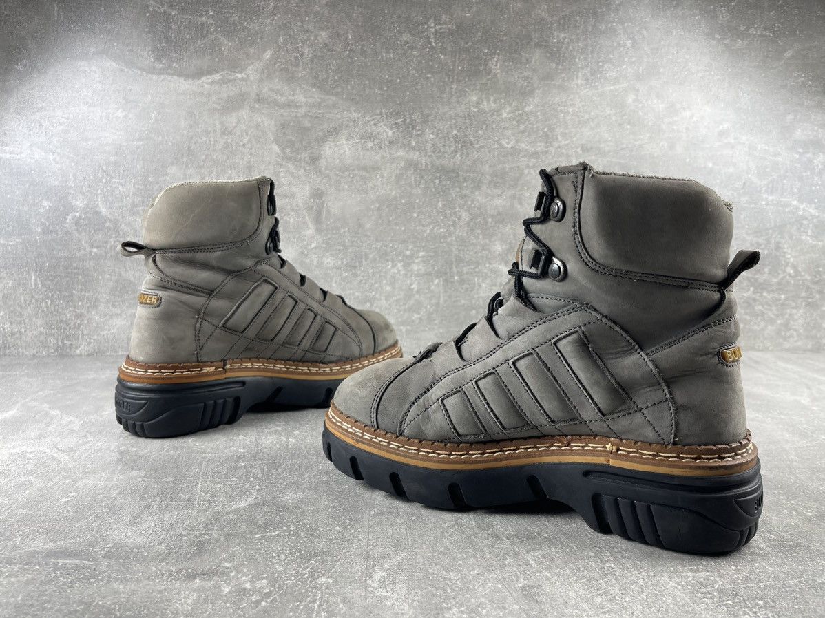 Other Bulldozer Y2K Suede Leather Chunky Combat Platform Boots Size US 7.5 / EU 40-41 - 5 Thumbnail